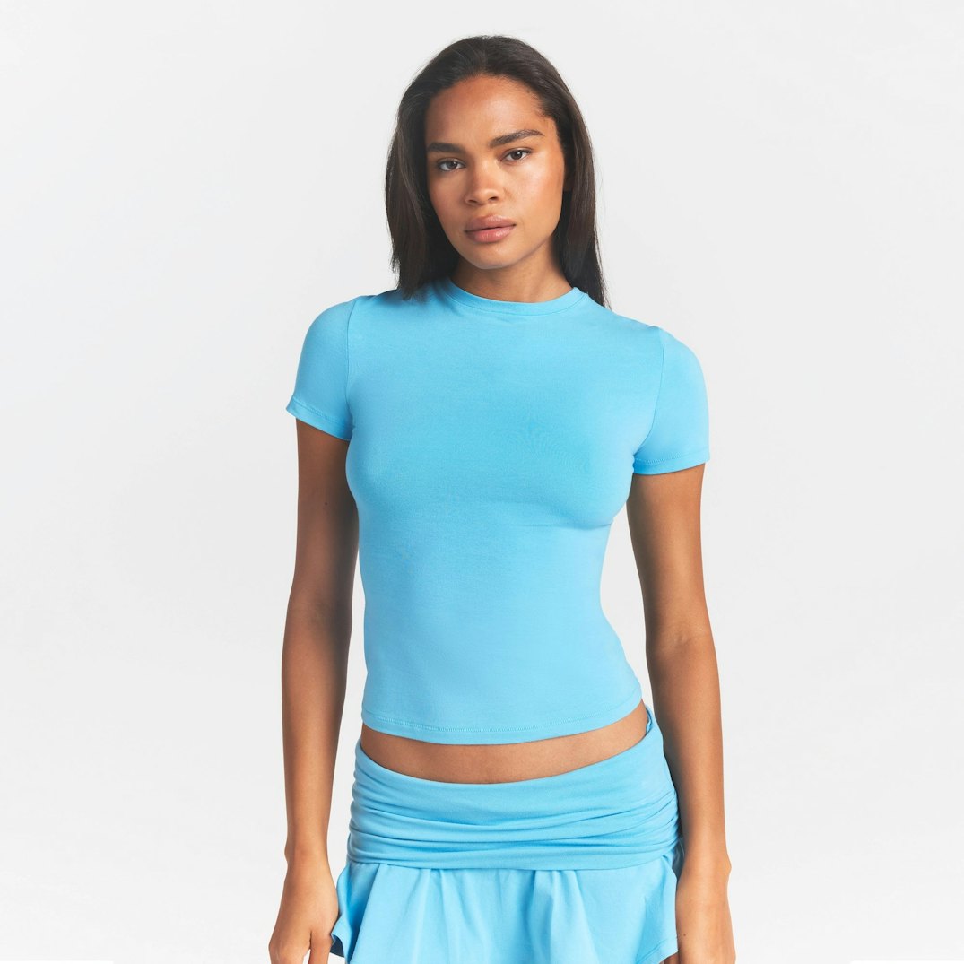 COTTON JERSEY T-SHIRT | WATER