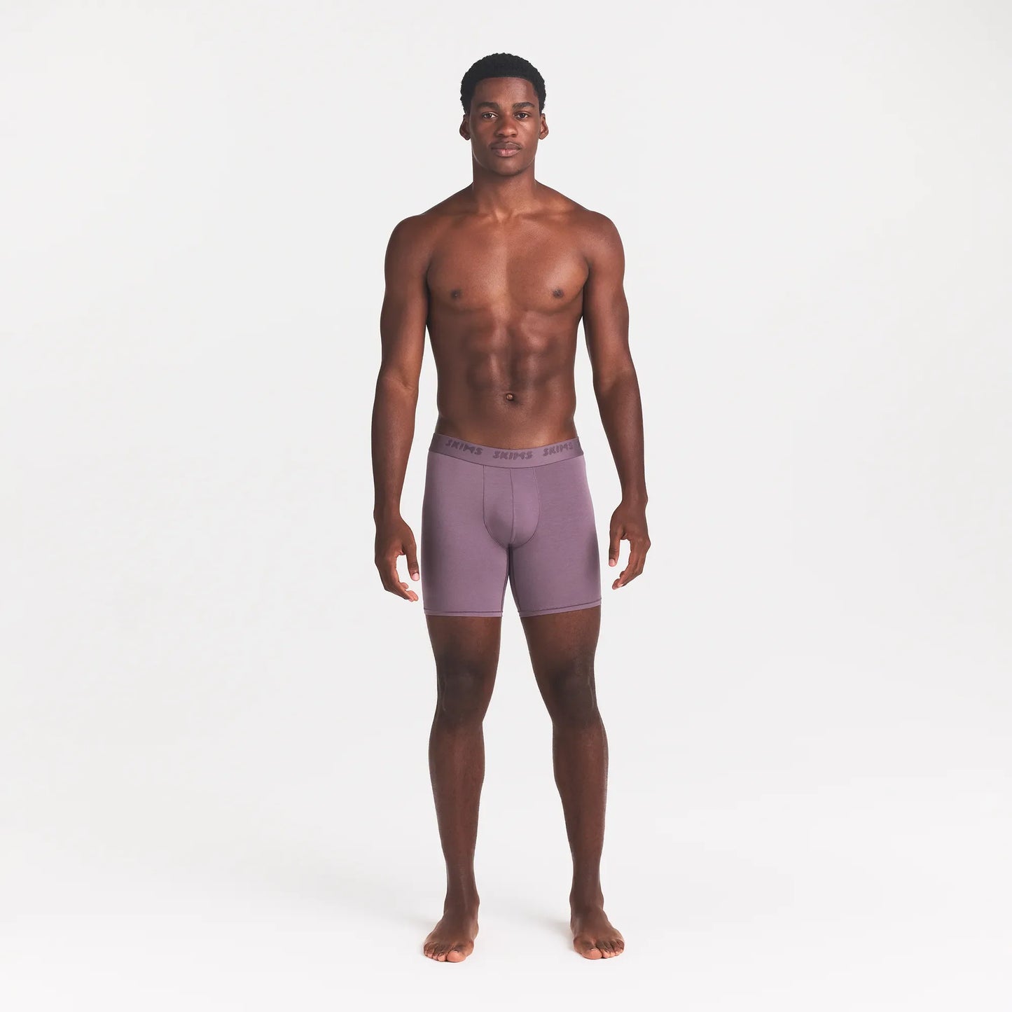 SKIMS STRETCH MENS 5" BOXER BRIEF 3-PACK | IRIS HEATHER MULTI