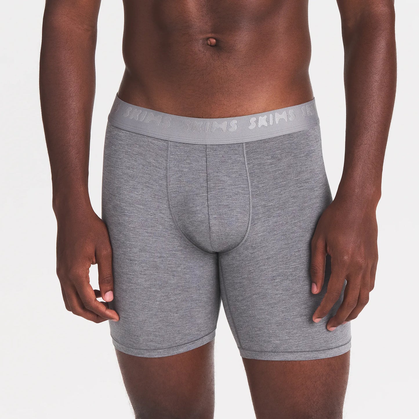 SKIMS STRETCH MENS 5" BOXER BRIEF 3-PACK | IRIS HEATHER MULTI