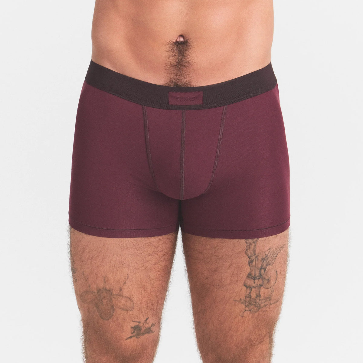 SKIMS COTTON MENS 3" BOXER BRIEF 3-PACK | BORDEAUX STONE MULTI