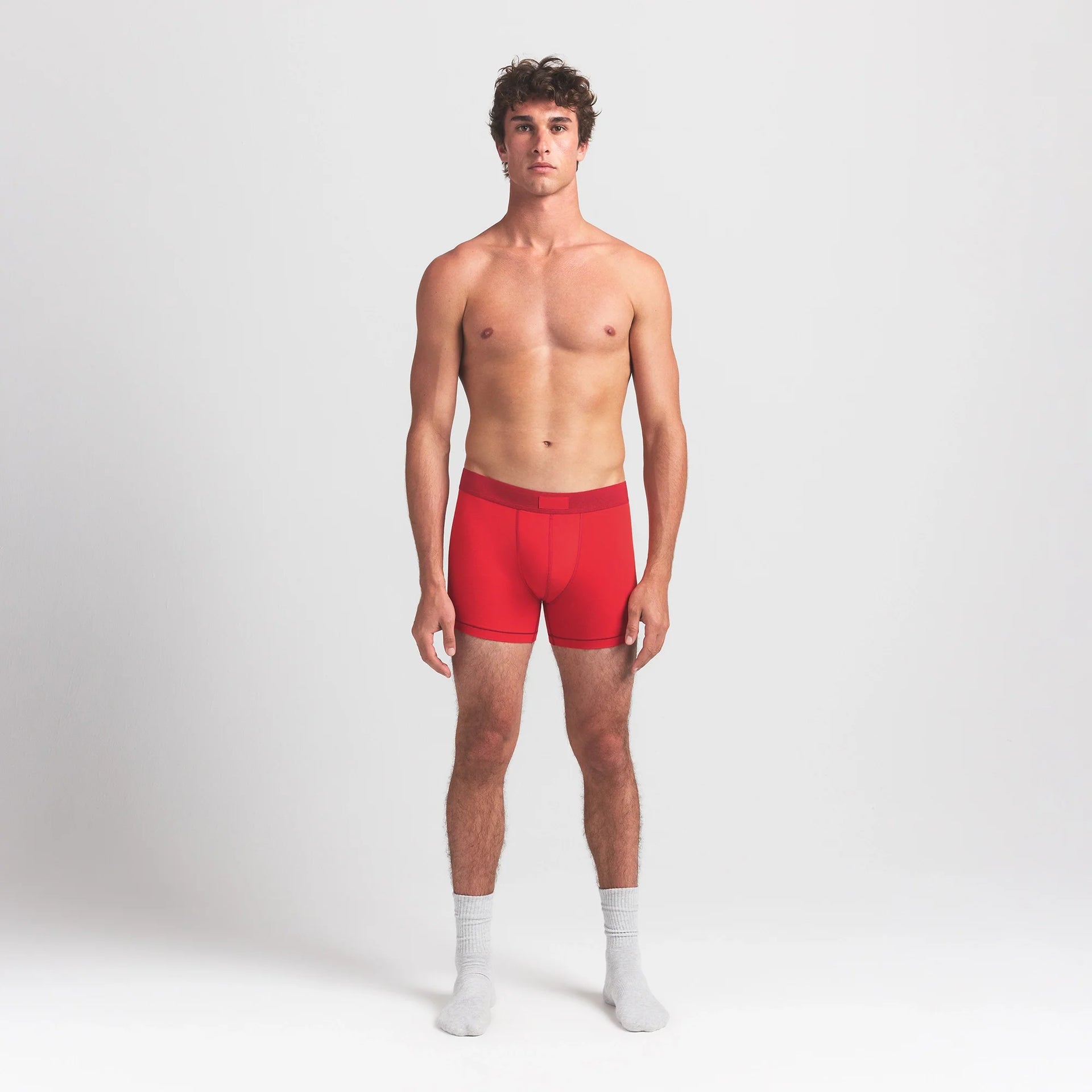 SKIMS COTTON MENS 3" BOXER BRIEF 3-PACK | RUBY ESPRESSO MULTI