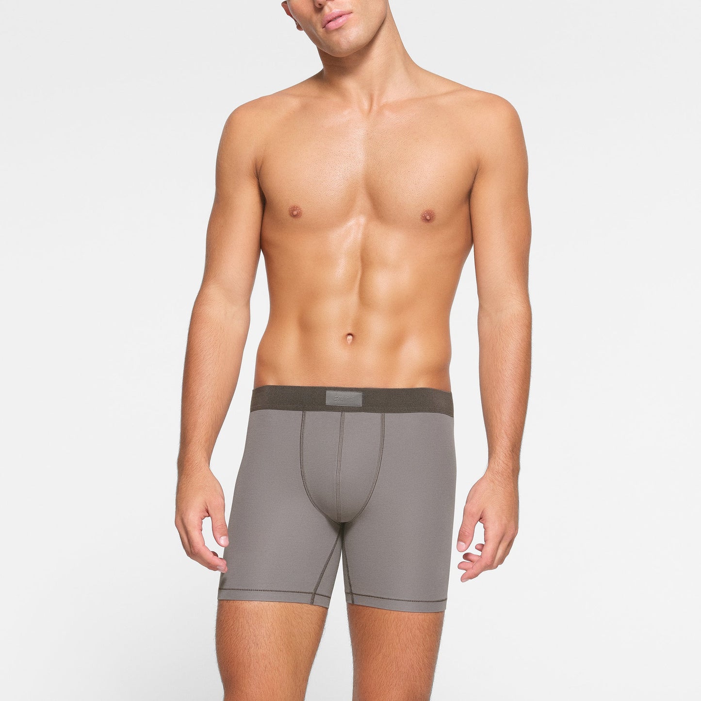 SKIMS COTTON MENS 5" BOXER BRIEF 3-PACK | HEATHER MULTI