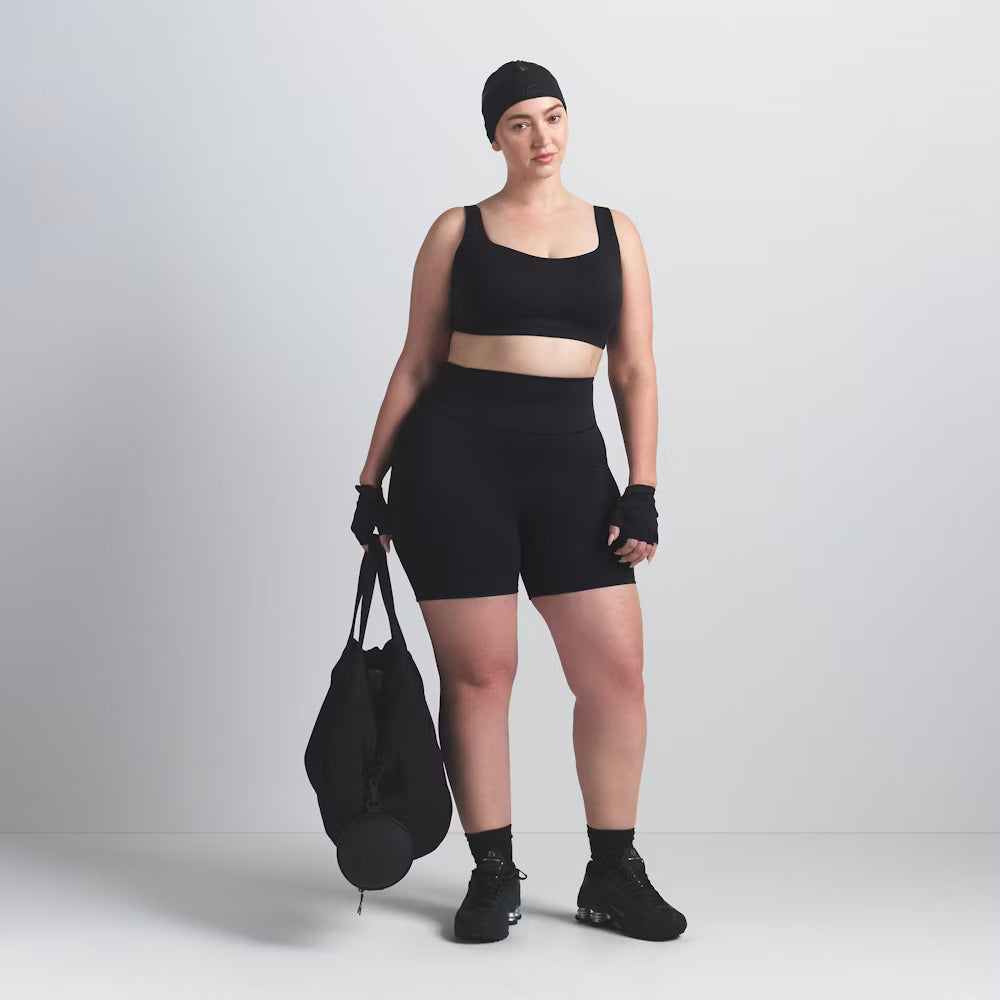 NikeSKIMS MATTE 5 INCH BIKER SHORT | OBSIDIAN