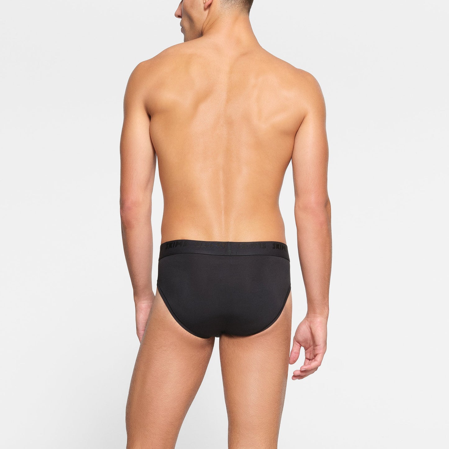 SKIMS STRETCH MENS BRIEF 3-PACK | OBSIDIAN