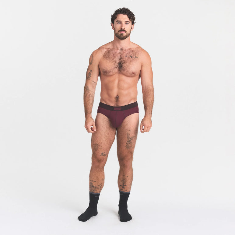 SKIMS COTTON MENS BRIEF 3-PACK | BORDEAUX STONE MULTI