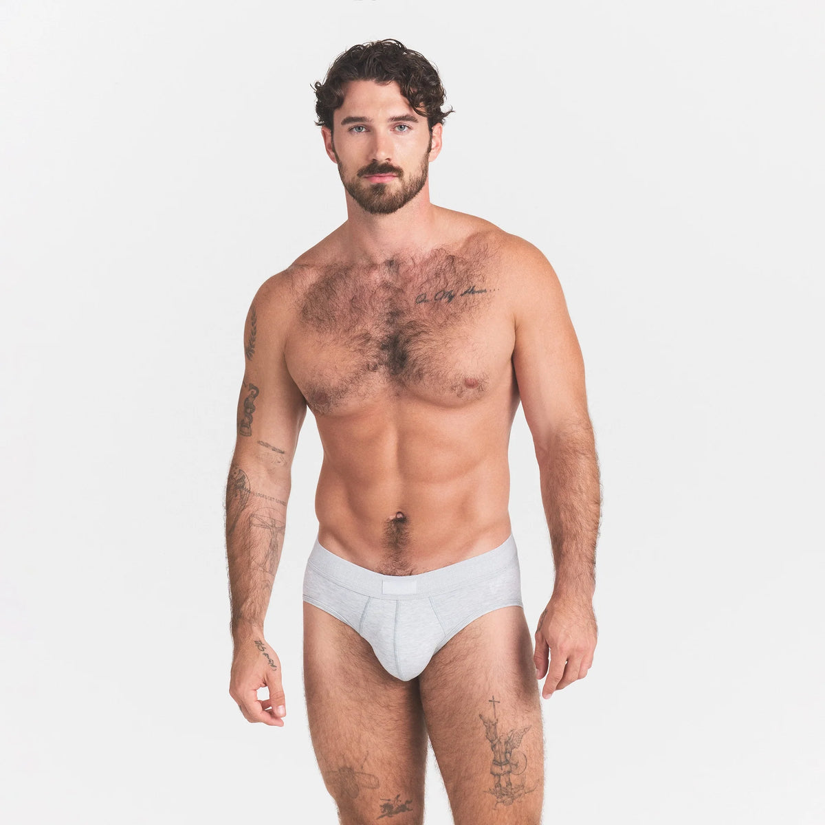 SKIMS COTTON MENS BRIEF 3-PACK | BORDEAUX STONE MULTI