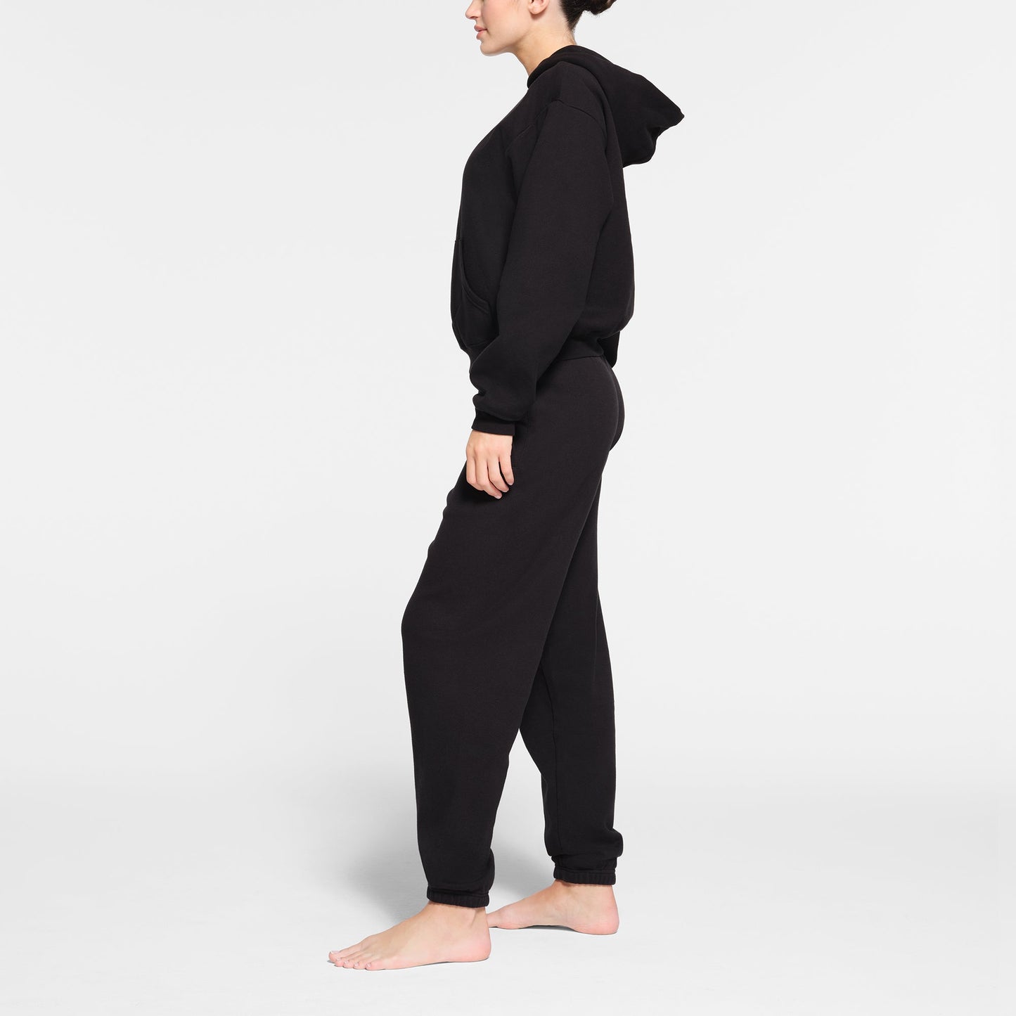 COTTON FLEECE JOGGER | ONYX