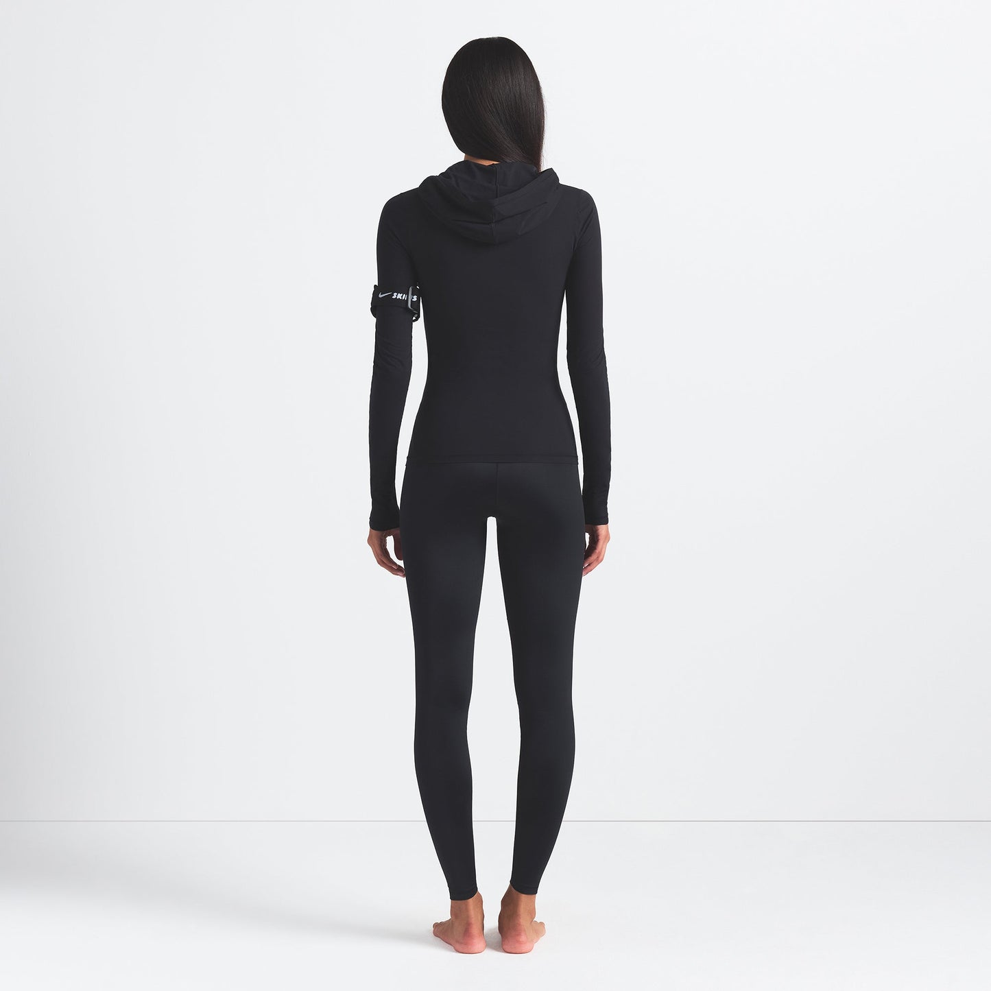 NikeSKIMS SHINE BONDED WAIST 26" LEGGING | OBSIDIAN