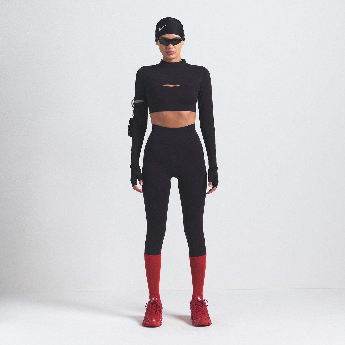 NikeSKIMS VINTAGE SEAMLESS LEGGING 26" | OBSIDIAN