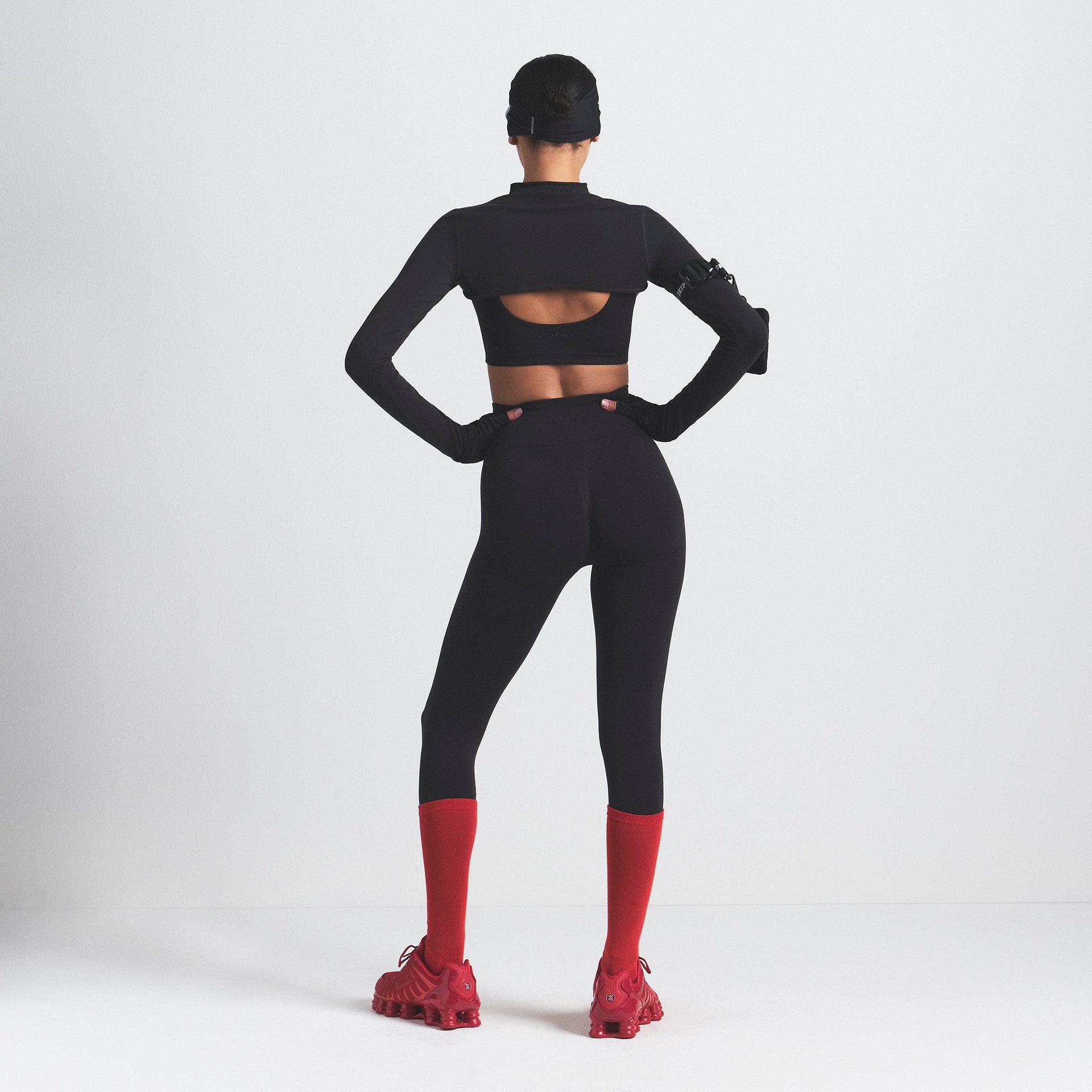 NikeSKIMS VINTAGE SEAMLESS LEGGING 26" | OBSIDIAN