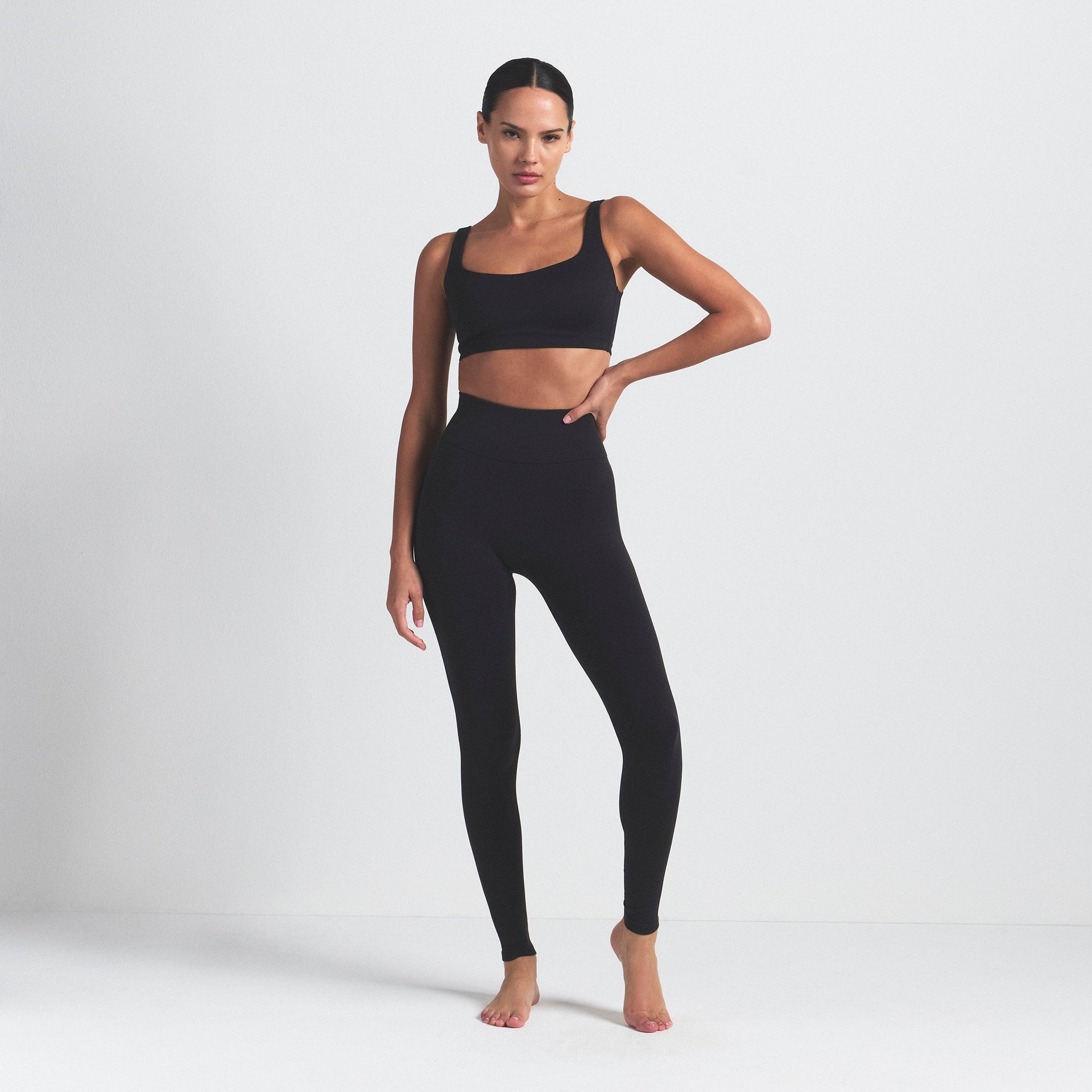 NikeSKIMS VINTAGE SEAMLESS LEGGING 26" | OBSIDIAN