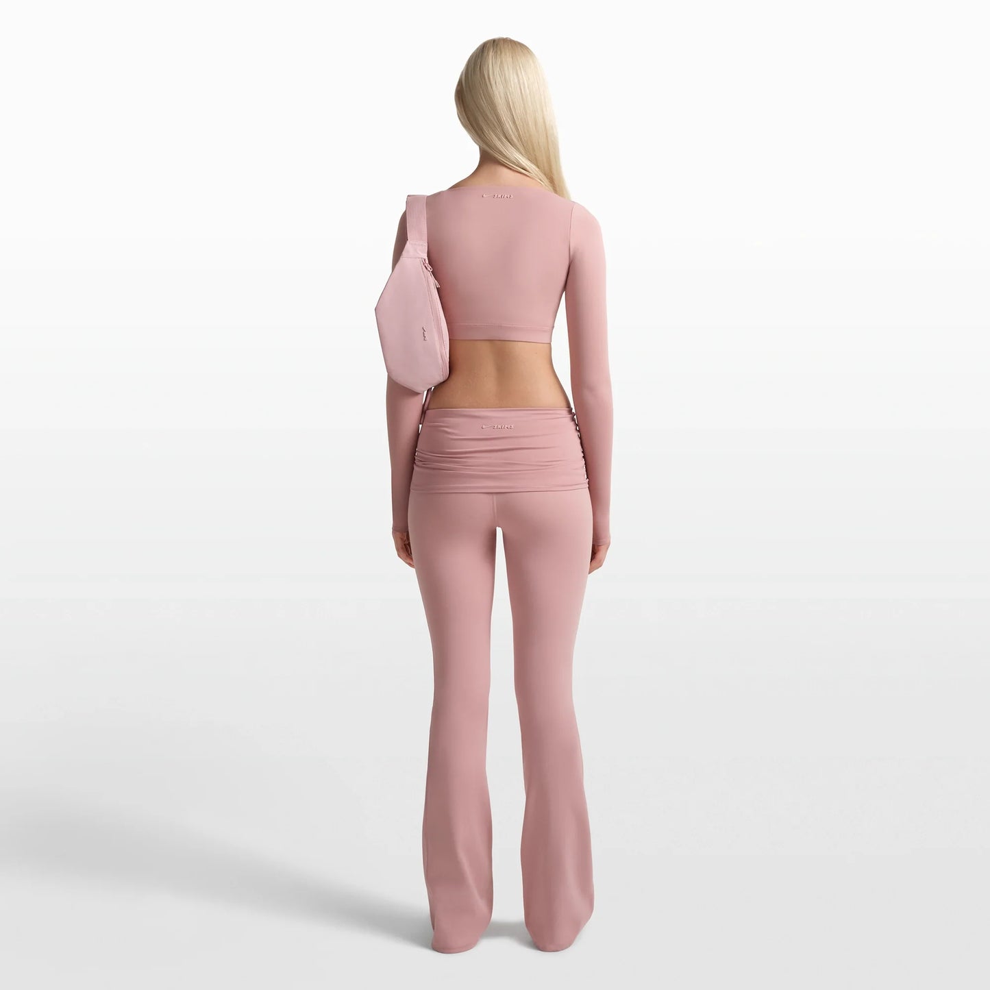 NikeSKIMS MATTE FOLDOVER SLIM FLARE LEGGING | HIMALAYAN