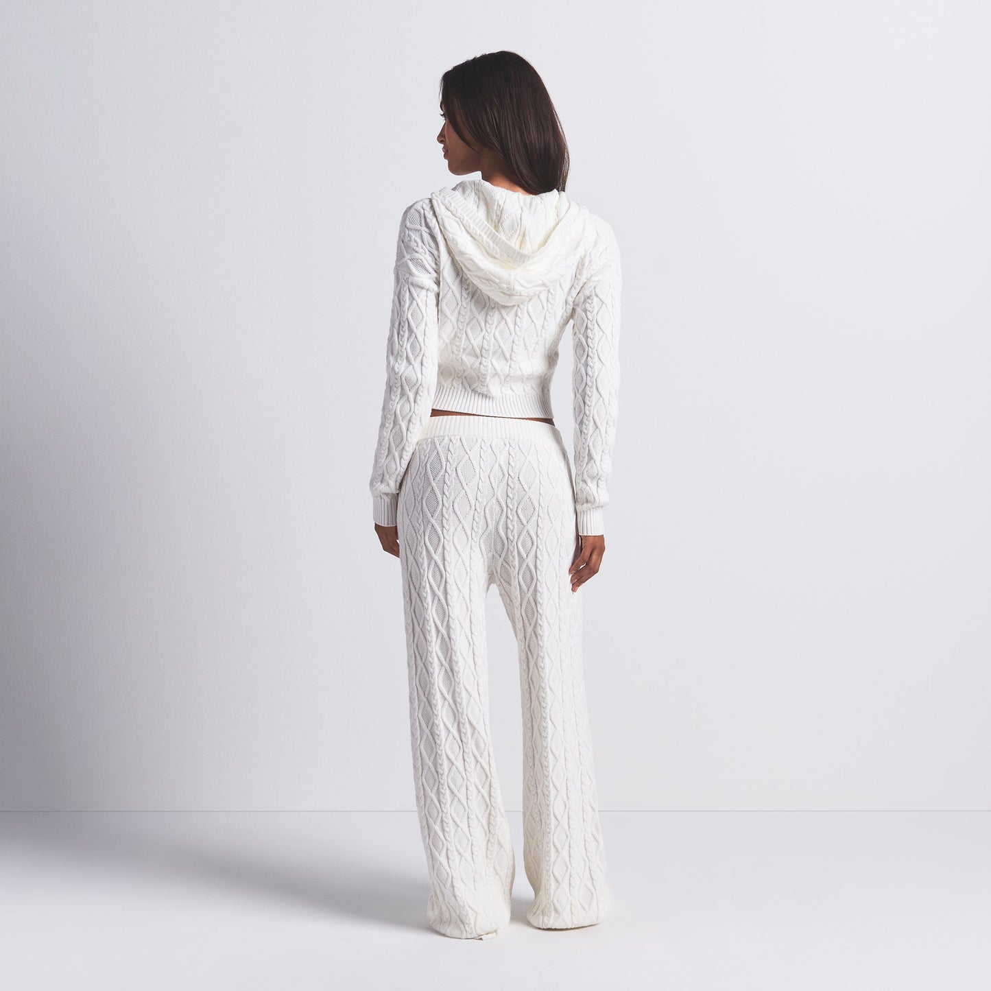 SWEATER KNIT STRAIGHT LEG PANT | IVORY