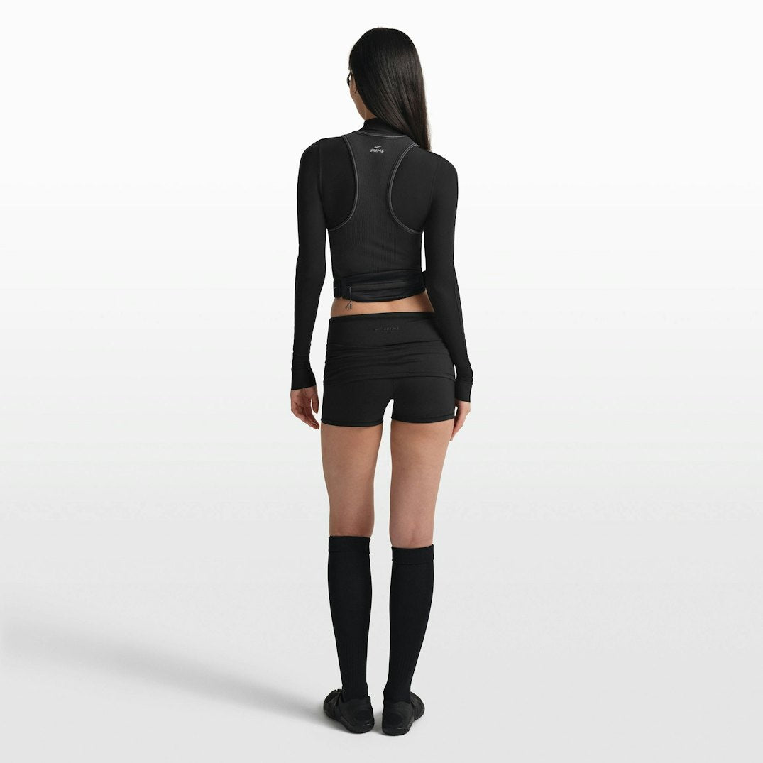 NikeSKIMS MATTE FOLDOVER WB 3 INCH SHORT | OBSIDIAN