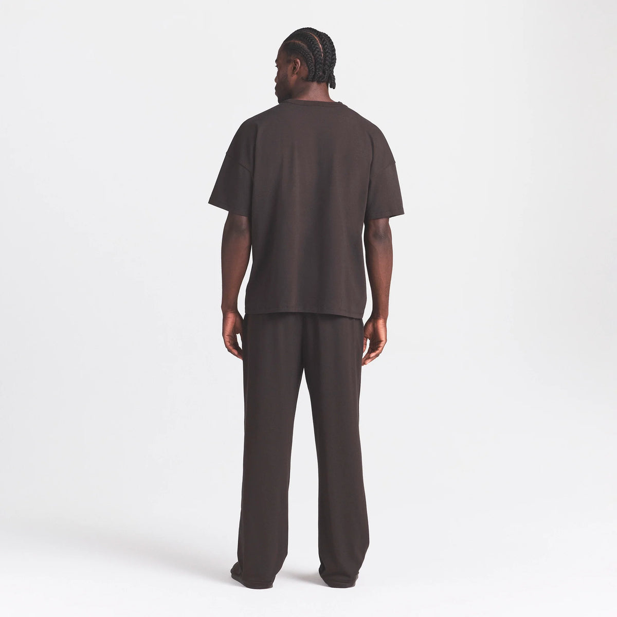 JERSEY LOUNGE MENS RELAXED STRAIGHT LEG PANT | DARK ROAST
