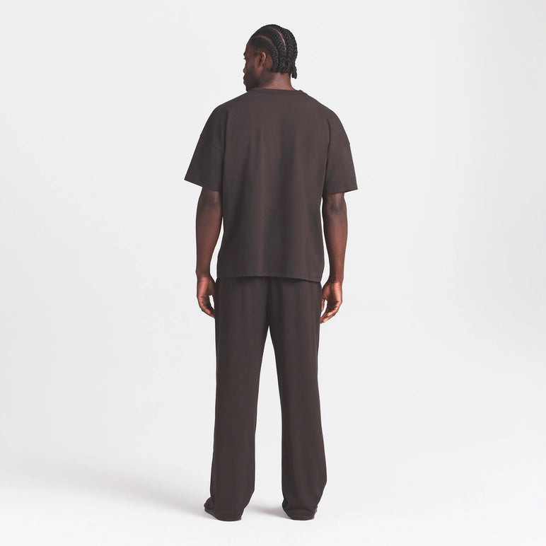 JERSEY LOUNGE MENS RELAXED STRAIGHT LEG PANT | DARK ROAST