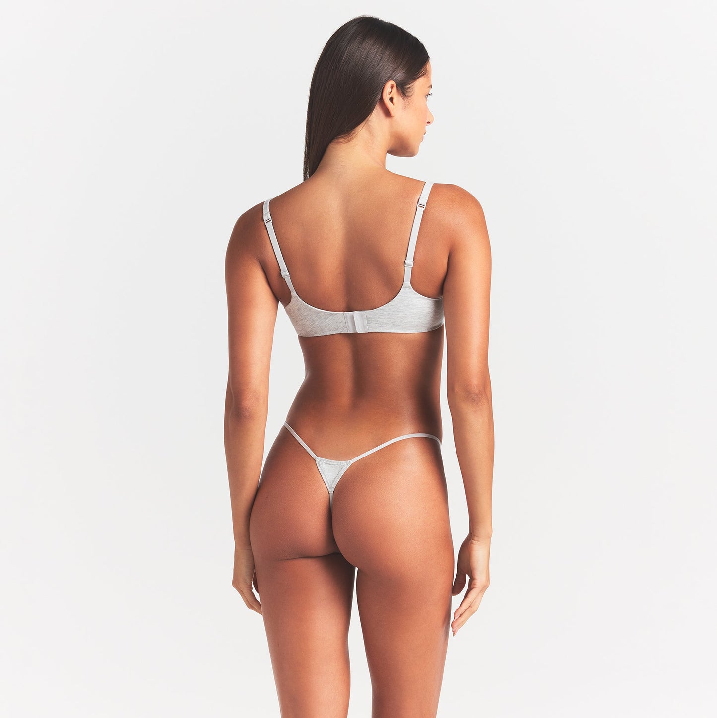 EVERYDAY COTTON ULTIMATE TEARDROP PUSH-UP BRA | LIGHT HEATHER GREY