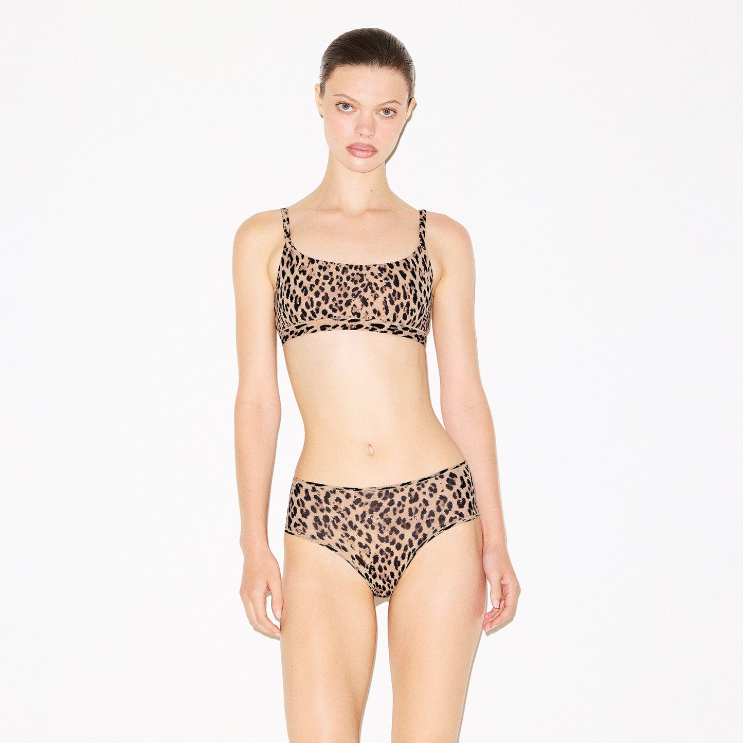FITS EVERYBODY SCOOP BRALETTE | SIENNA JAGUAR PRINT
