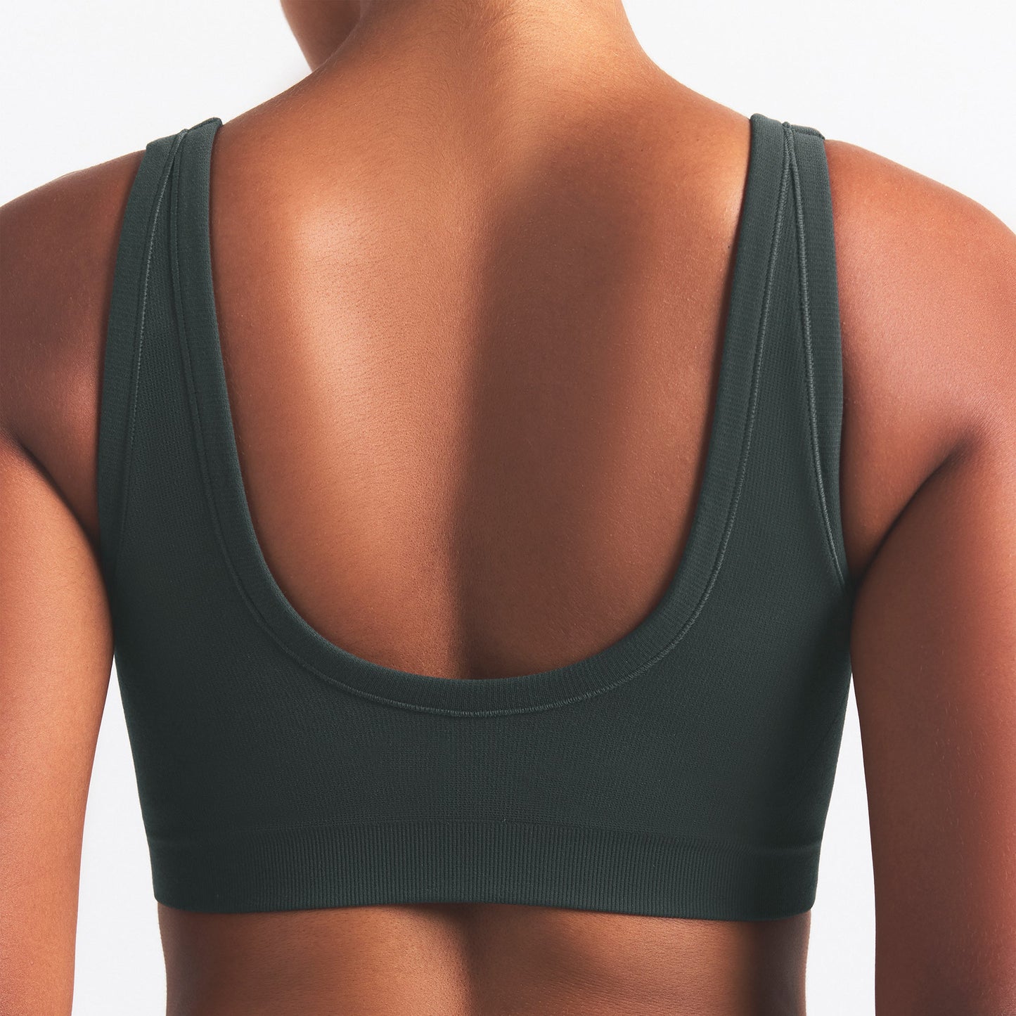 NikeSKIMS VINTAGE SEAMLESS SCOOP NECK BRA | DARK TEAL