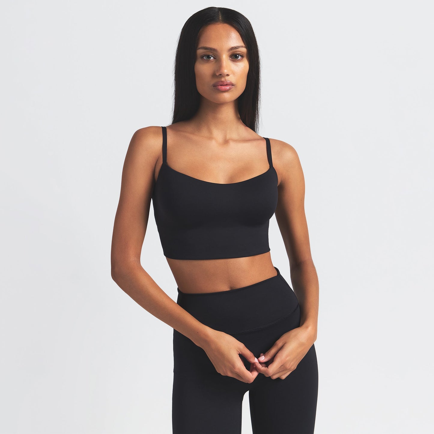 NikeSKIMS MATTE CAMI BRA TOP | OBSIDIAN