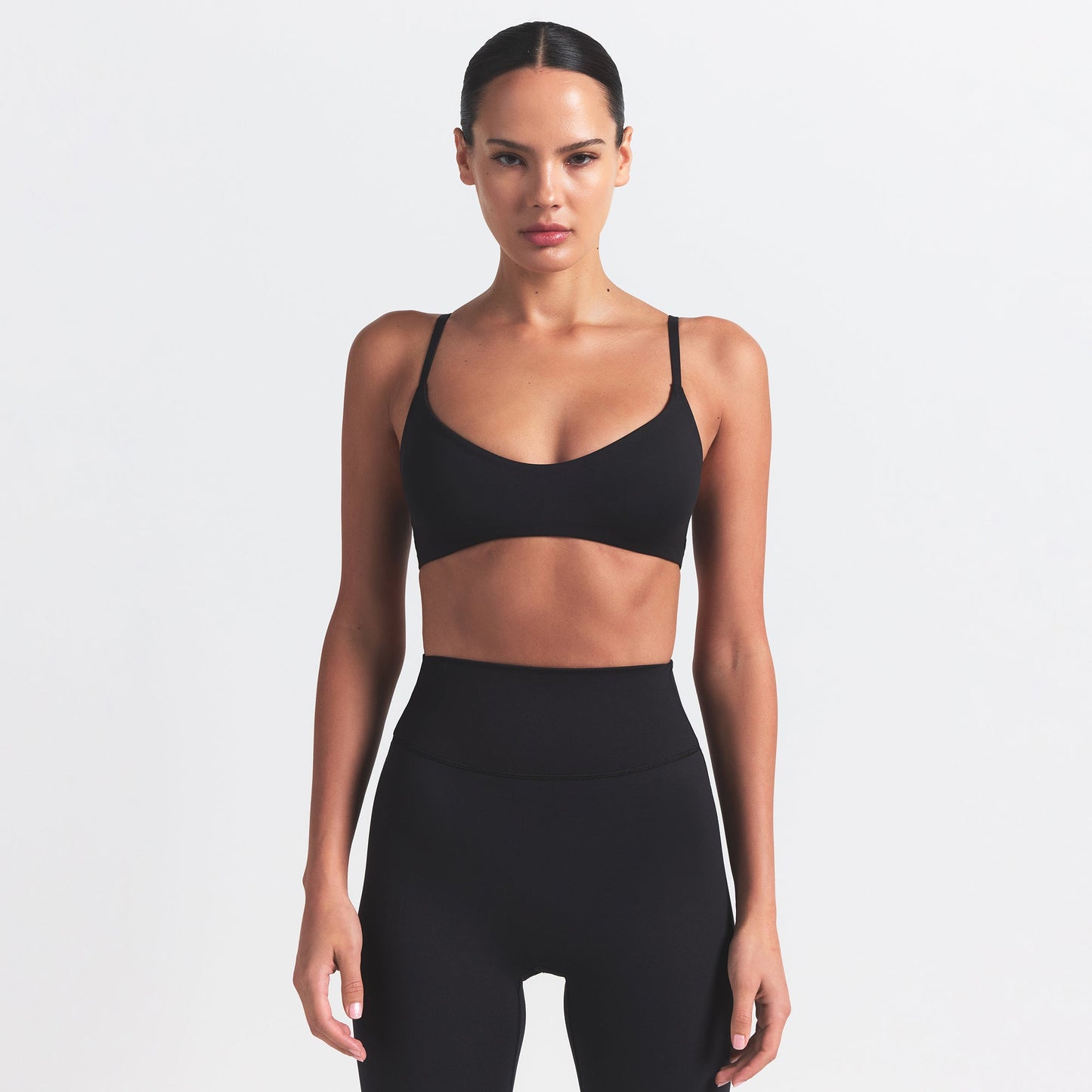 NikeSKIMS MATTE MICRO SCOOP BRA | OBSIDIAN