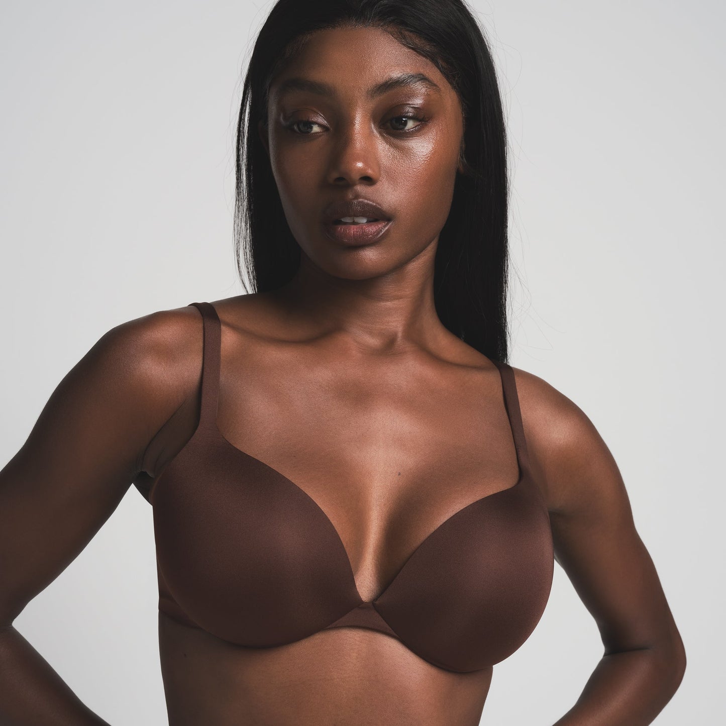 SKIMS ULTIMATE TEARDROP PUSH-UP BRA | COCOA