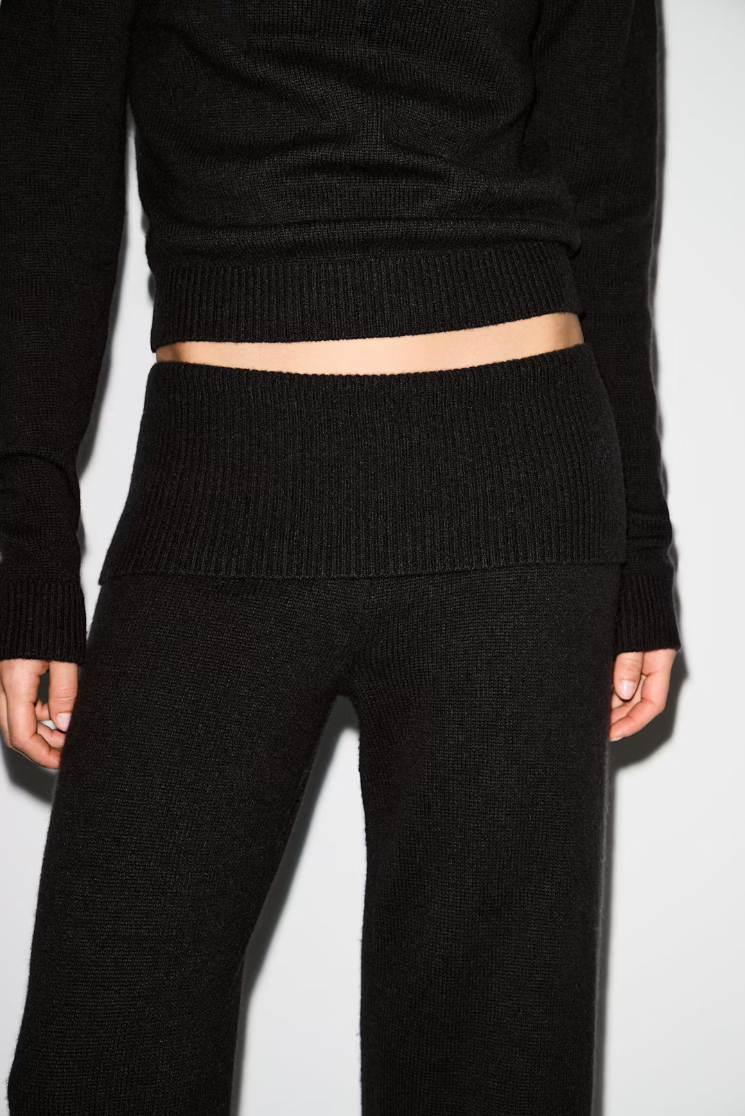 WOOL CASHMERE PANT | ONYX