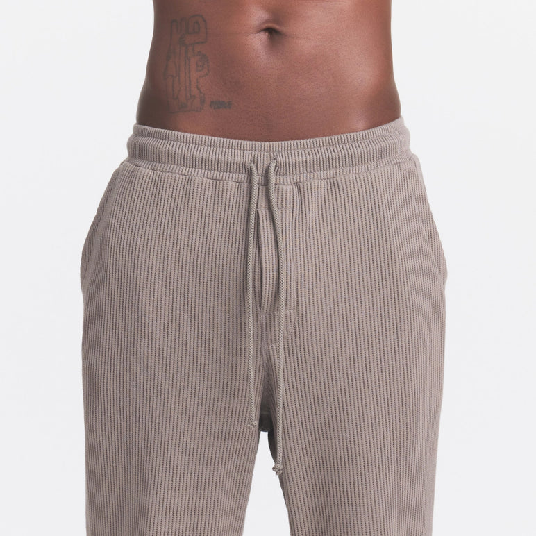 WAFFLE MENS STRAIGHT LEG PANT | MINK