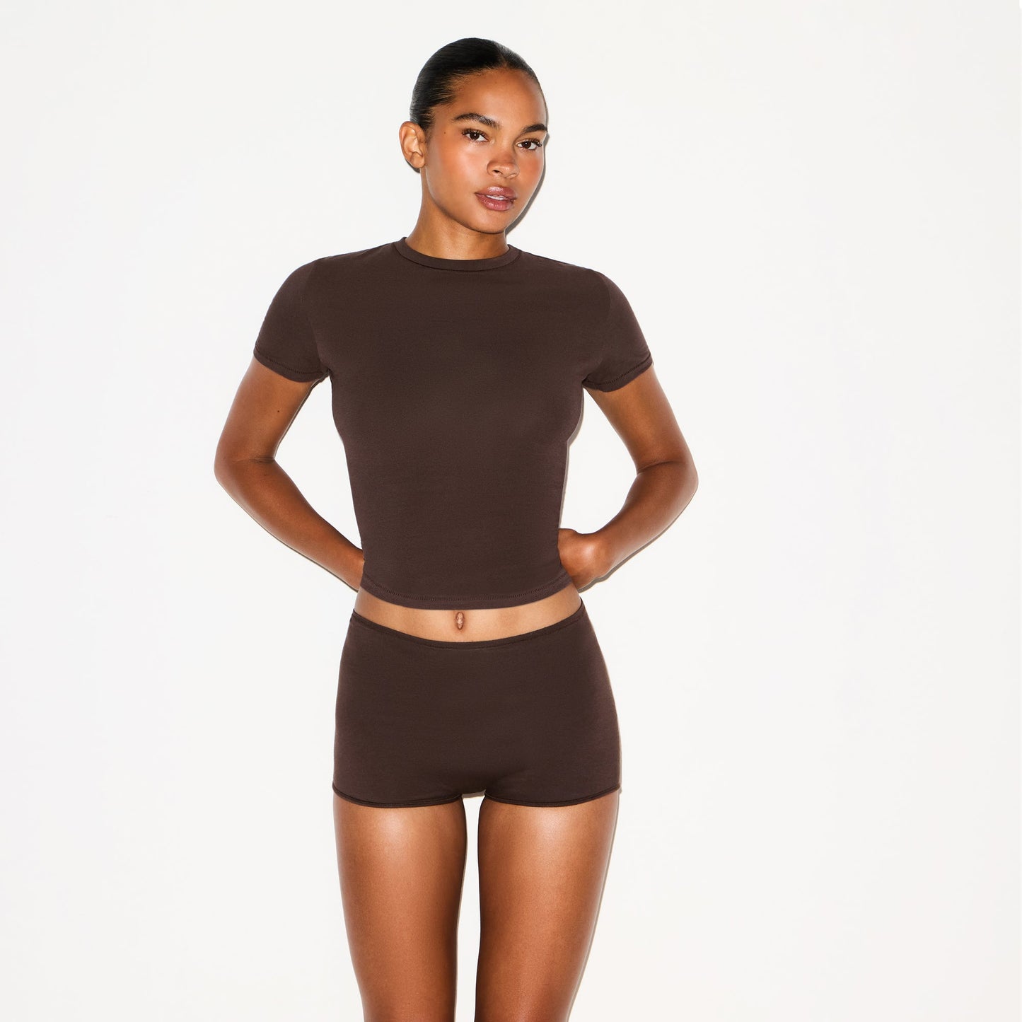 PERIOD PANTIES BOY SHORT | ESPRESSO