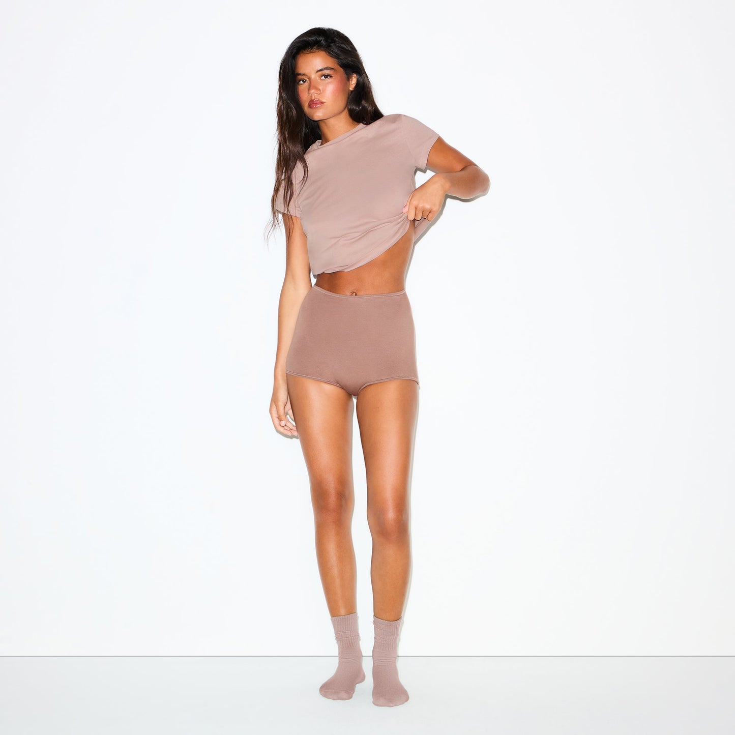 PERIOD PANTIES BOY SHORT | UMBER