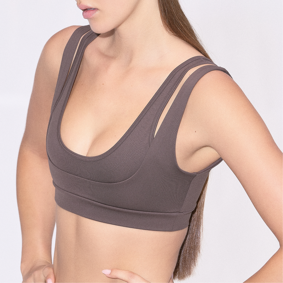 NikeSKIMS Matte Double Strap Scoop Bra