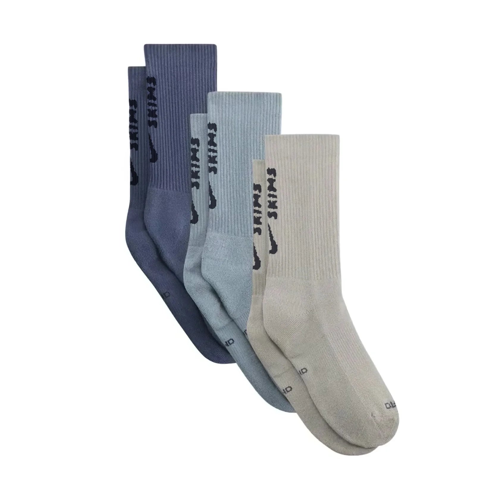 NikeSKIMS ACCESSORIES DRI-FIT CREW SOCK 3-PACK | DEEP ROYAL MULTI