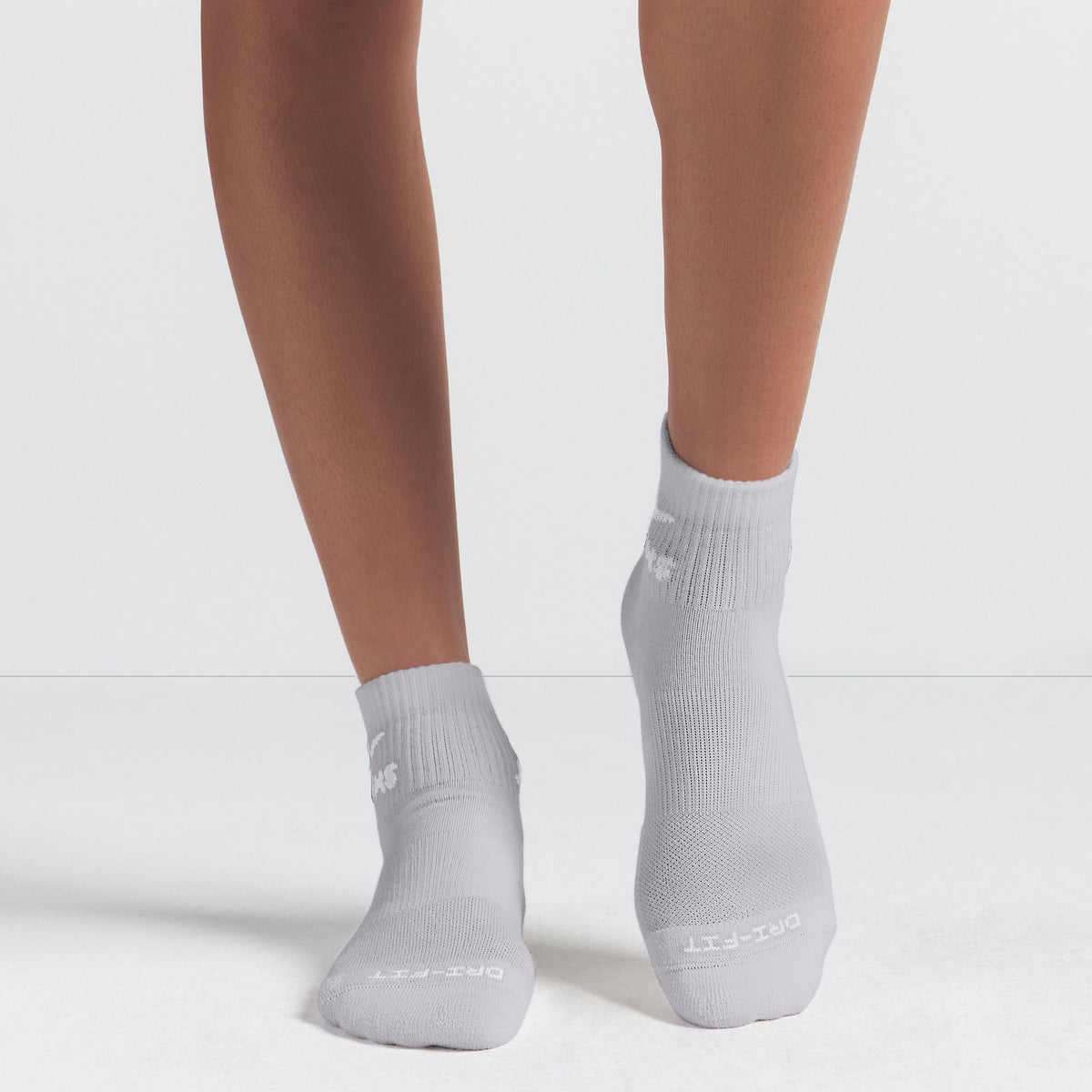 NikeSKIMS ACCESSORIES DRI-FIT QUARTER CREW SOCK 3-PACK | HEATHER GREY MULTI