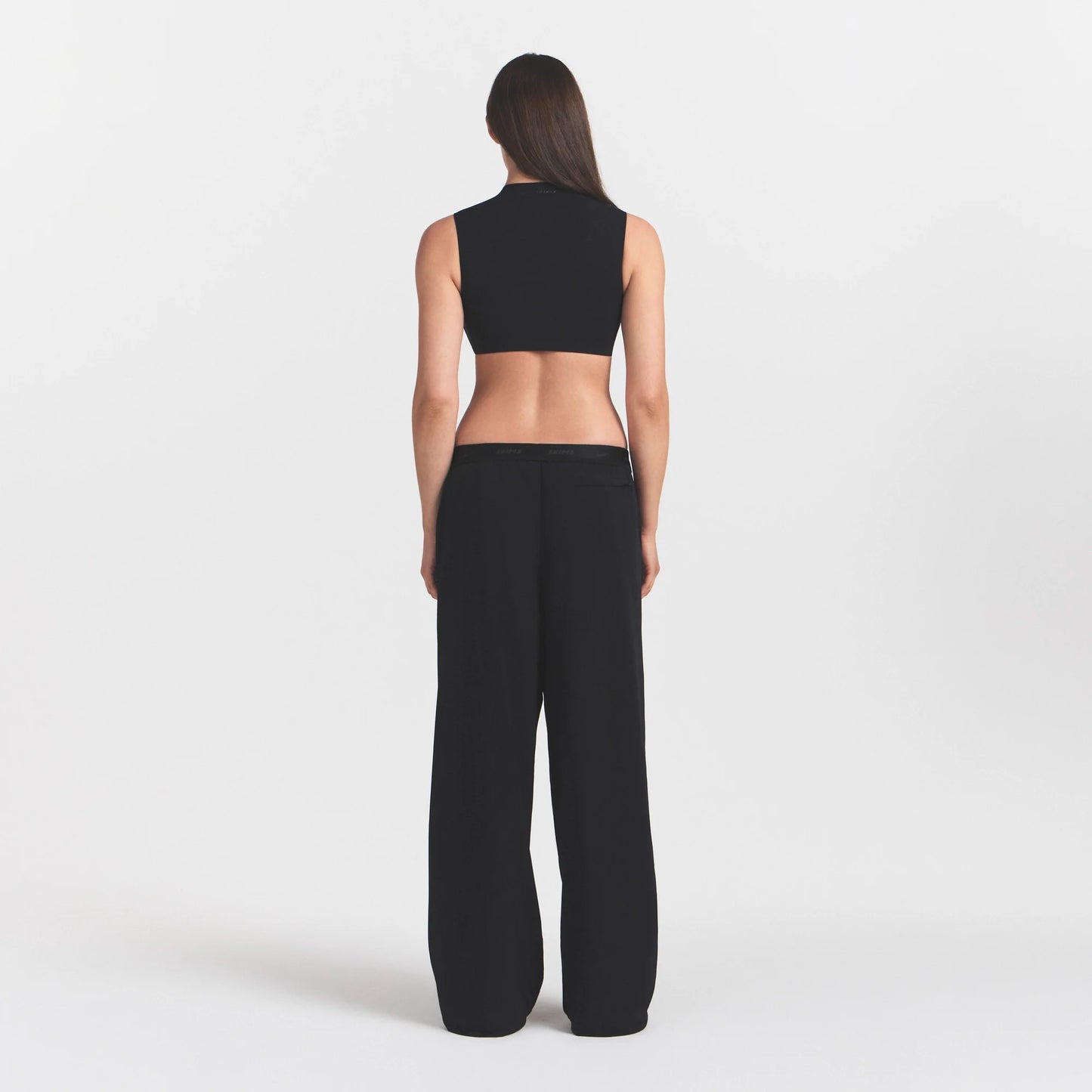NikeSKIMS STRETCH NYLON OVERSIZED PANT | OBSIDIAN