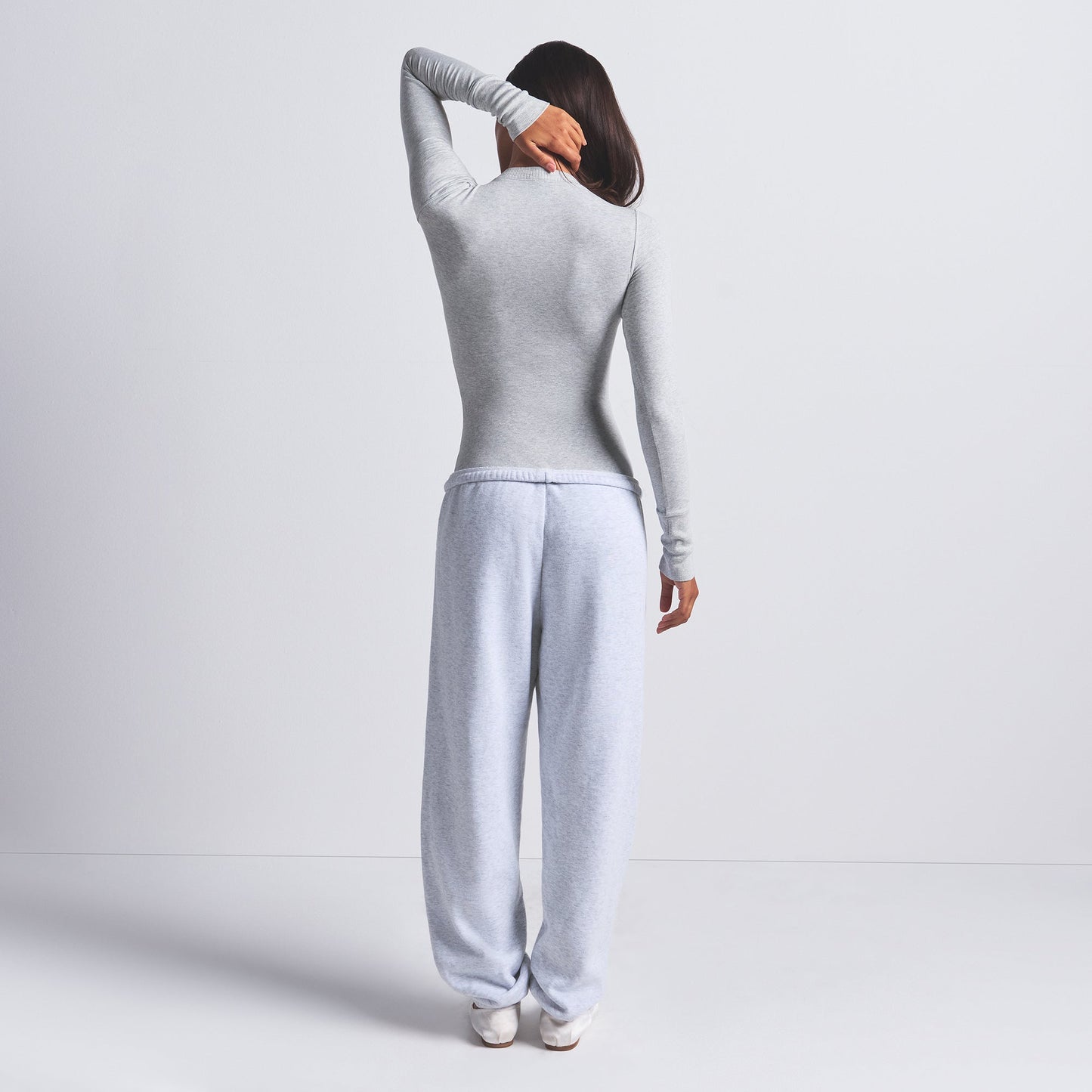 COTTON FLEECE CLASSIC JOGGER | LIGHT HEATHER GREY