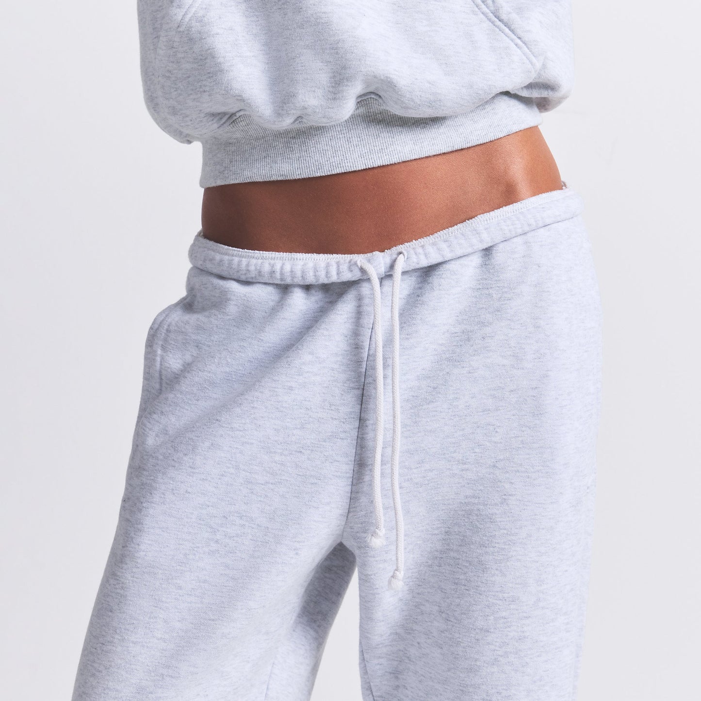 COTTON FLEECE CLASSIC JOGGER | LIGHT HEATHER GREY