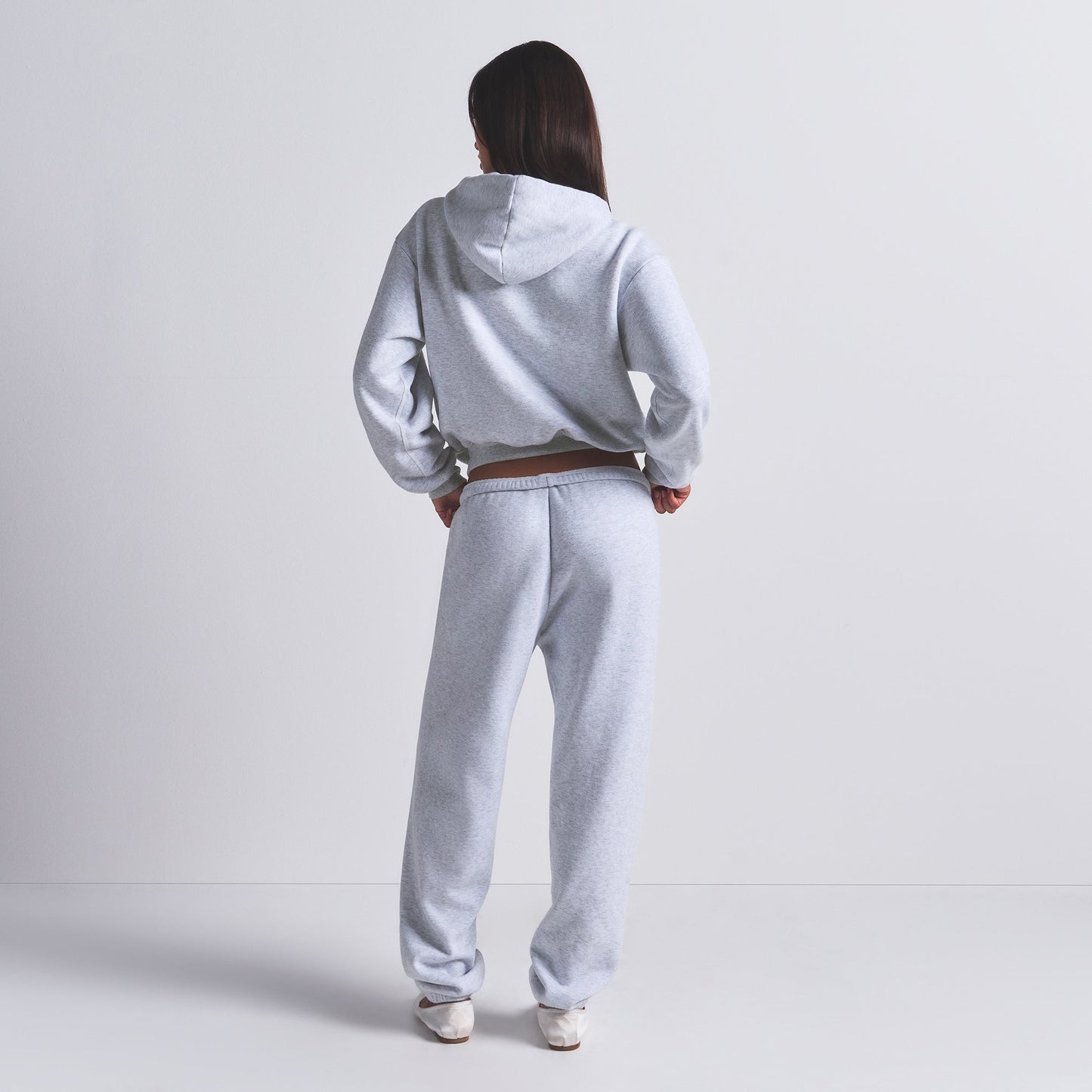 COTTON FLEECE CLASSIC JOGGER | LIGHT HEATHER GREY