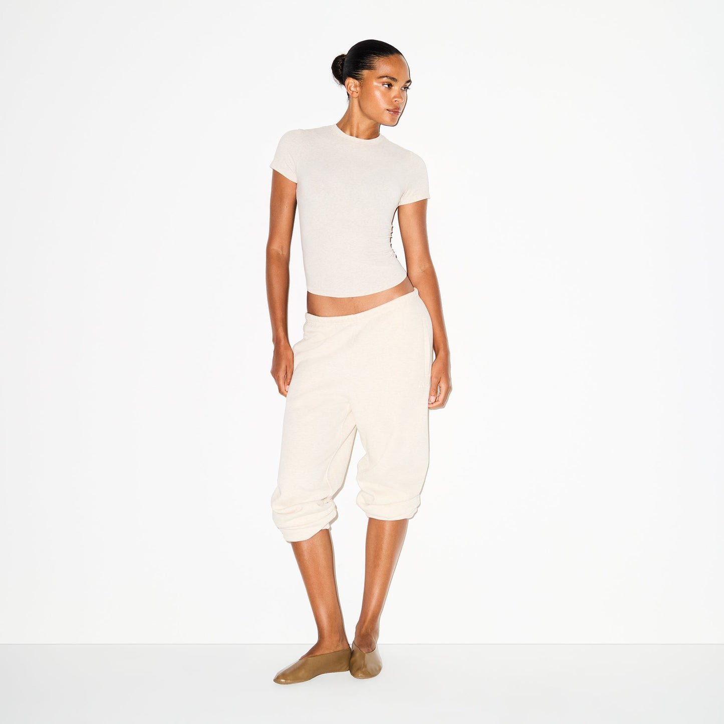 COTTON FLEECE CLASSIC JOGGER | OATMEAL HEATHER