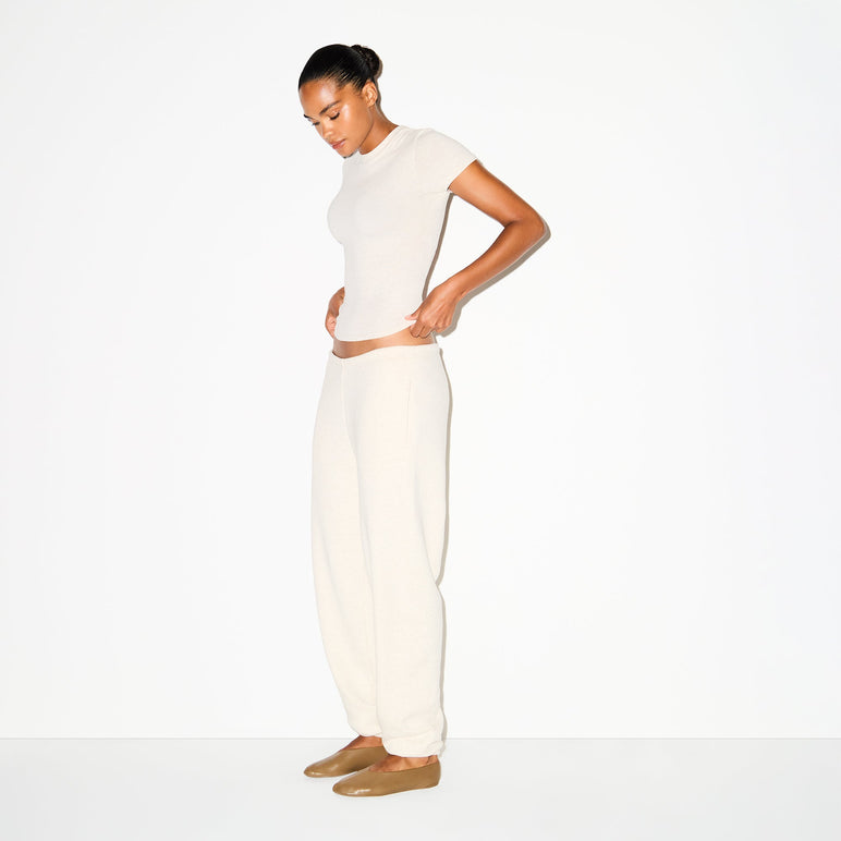 COTTON FLEECE CLASSIC JOGGER | OATMEAL HEATHER