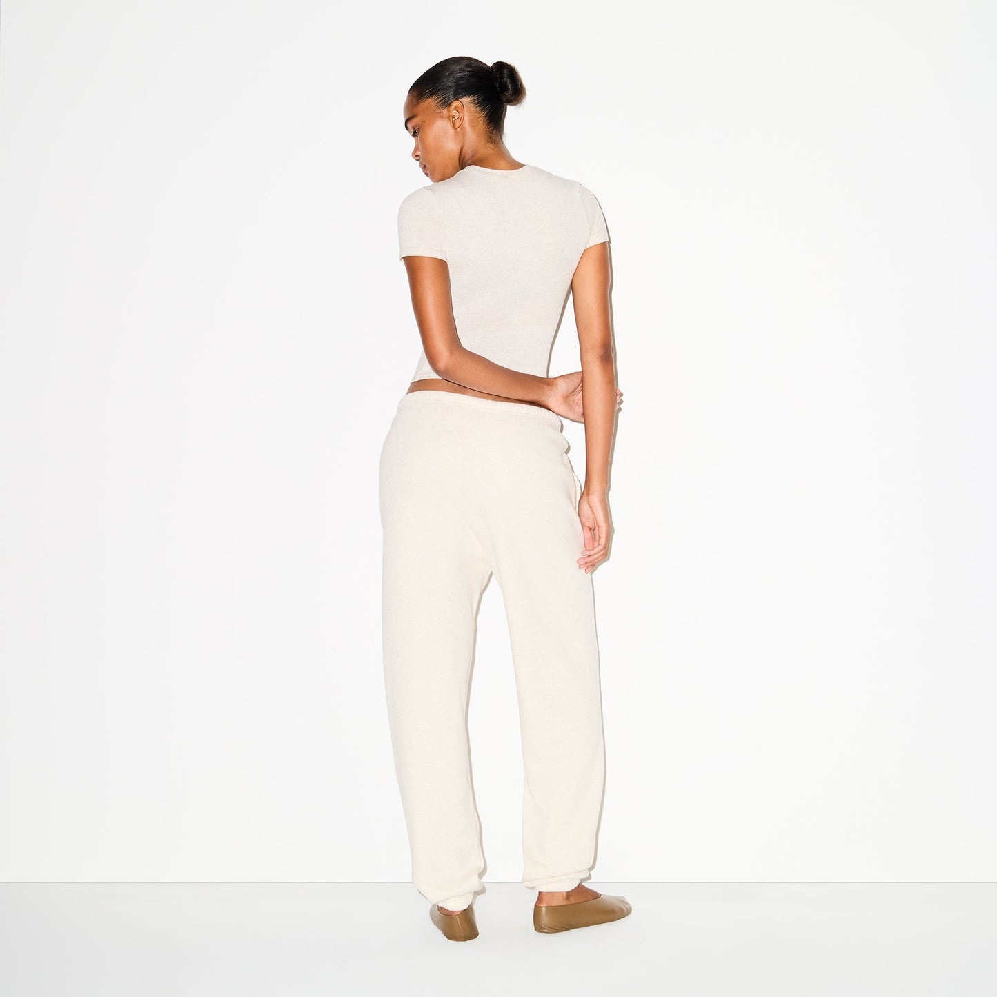 COTTON FLEECE CLASSIC JOGGER | OATMEAL HEATHER
