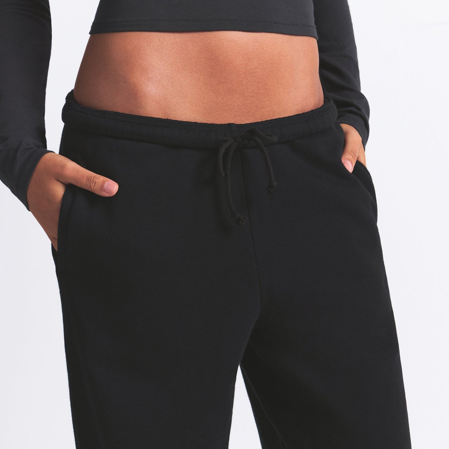 COTTON FLEECE CLASSIC JOGGER | ONYX