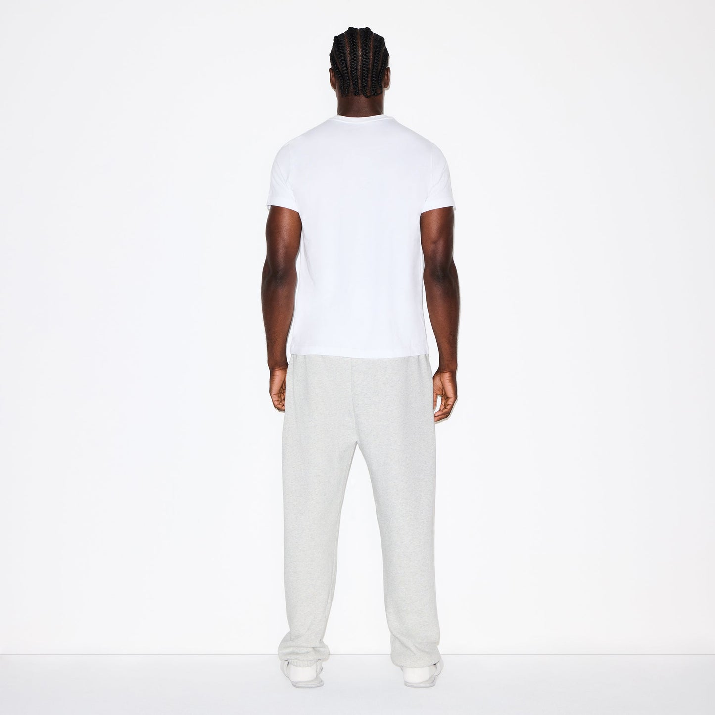 FLEECE LOUNGE MENS RELAXED JOGGER | LIGHT HEATHER GREY