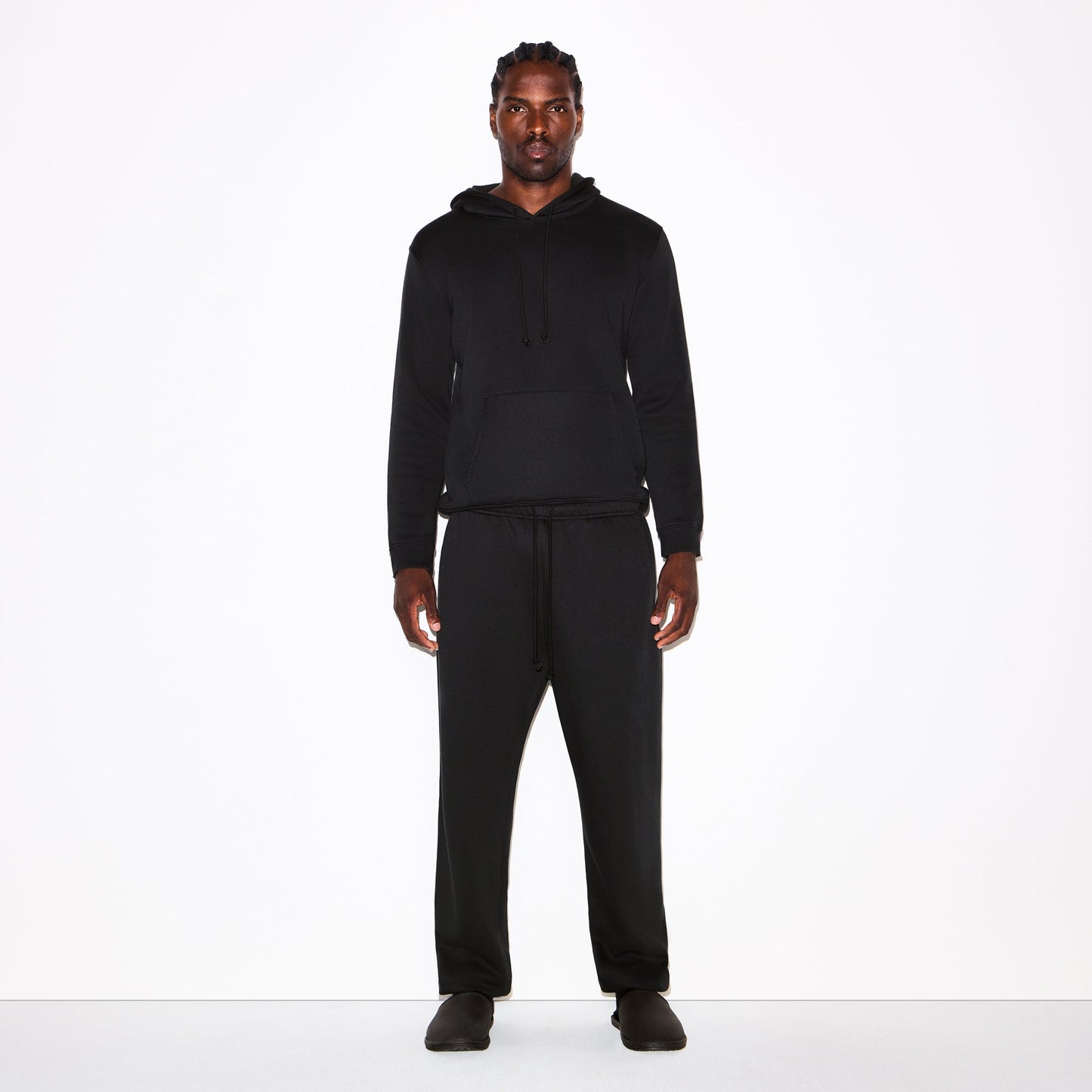 FLEECE LOUNGE MENS RELAXED JOGGER | WASHED ONYX
