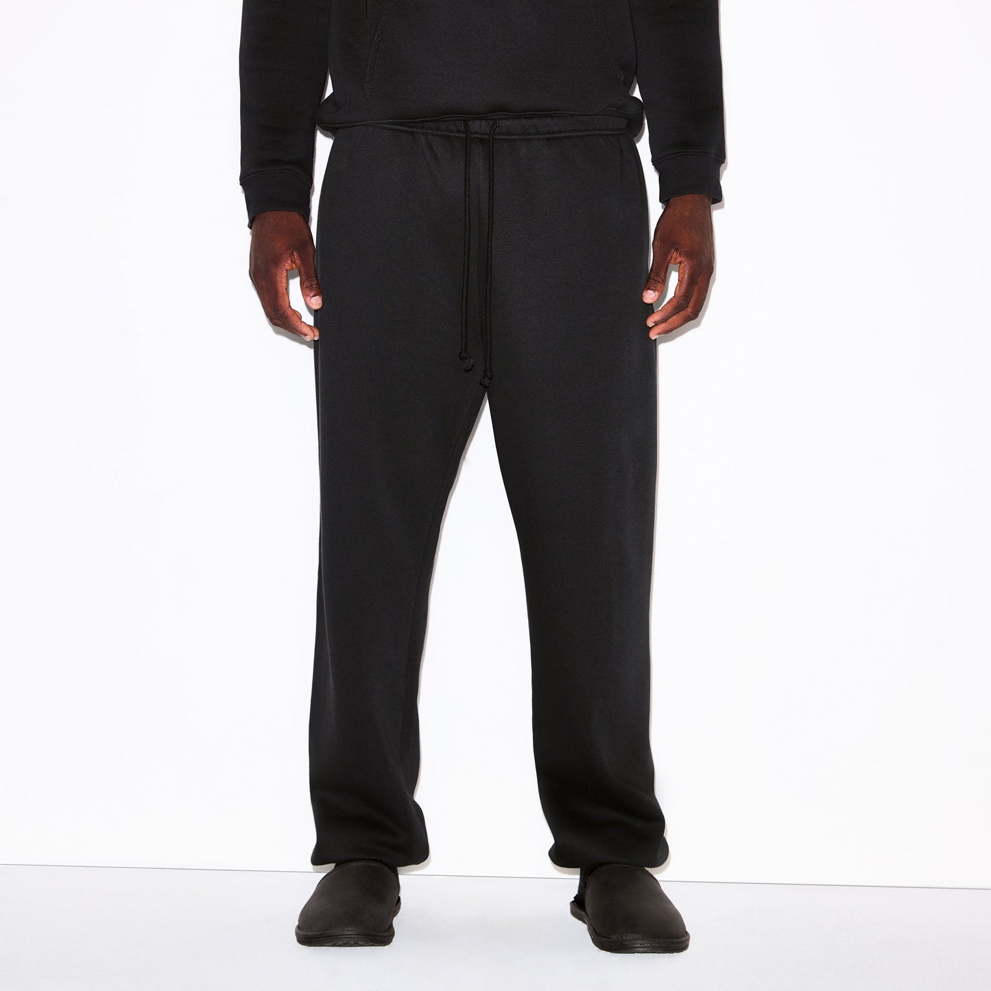 FLEECE LOUNGE MENS RELAXED JOGGER | WASHED ONYX
