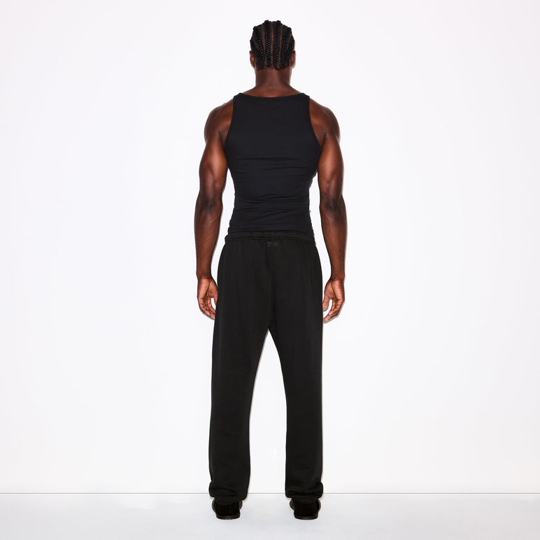 FLEECE LOUNGE MENS RELAXED JOGGER | WASHED ONYX