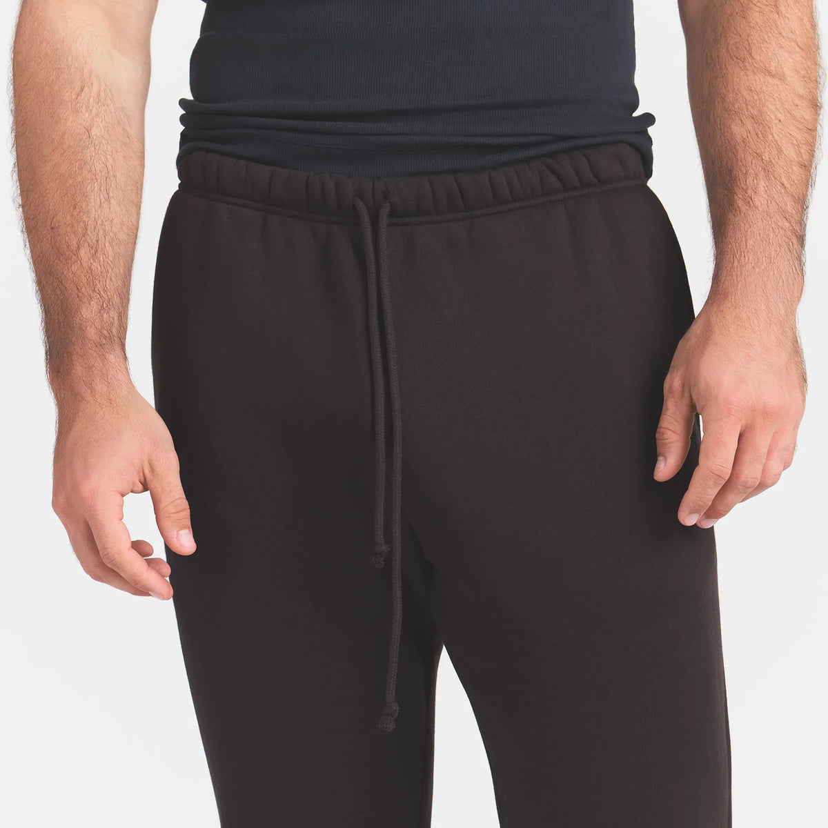 FLEECE LOUNGE MENS CLASSIC STRAIGHT LEG PANT | DARK ROAST