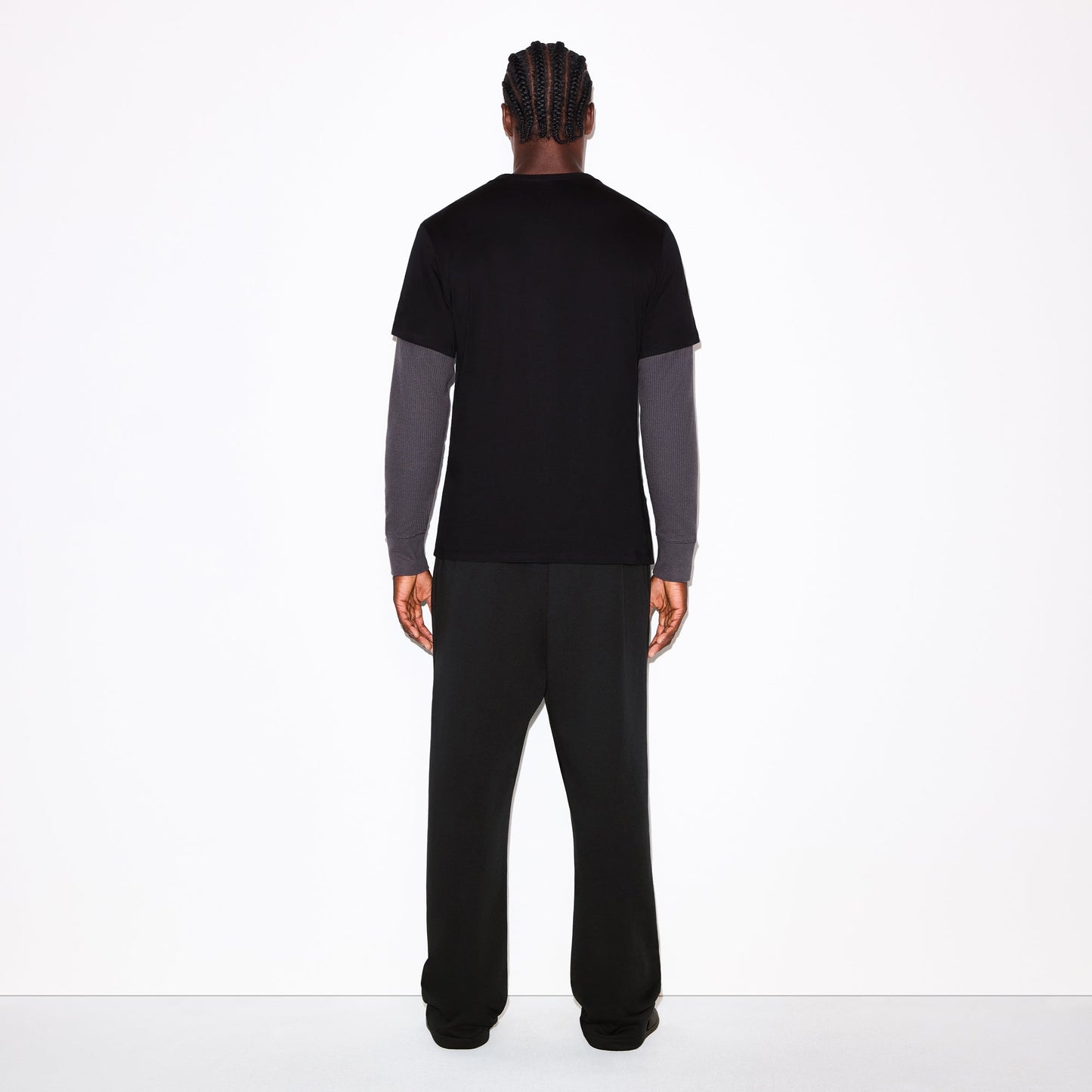 FLEECE LOUNGE MENS CLASSIC STRAIGHT LEG PANT | WASHED ONYX