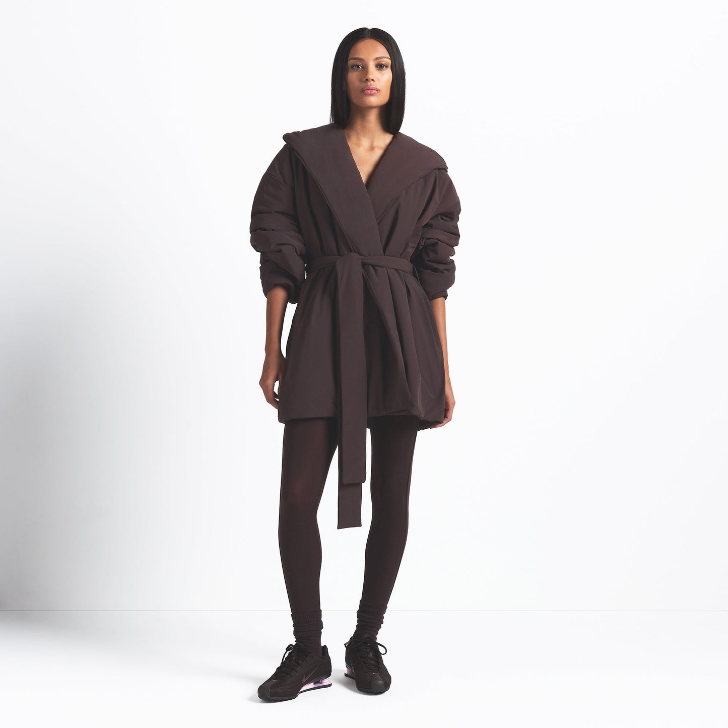 NikeSKIMS WOVEN NYLON WRAP COAT | PHOENIX