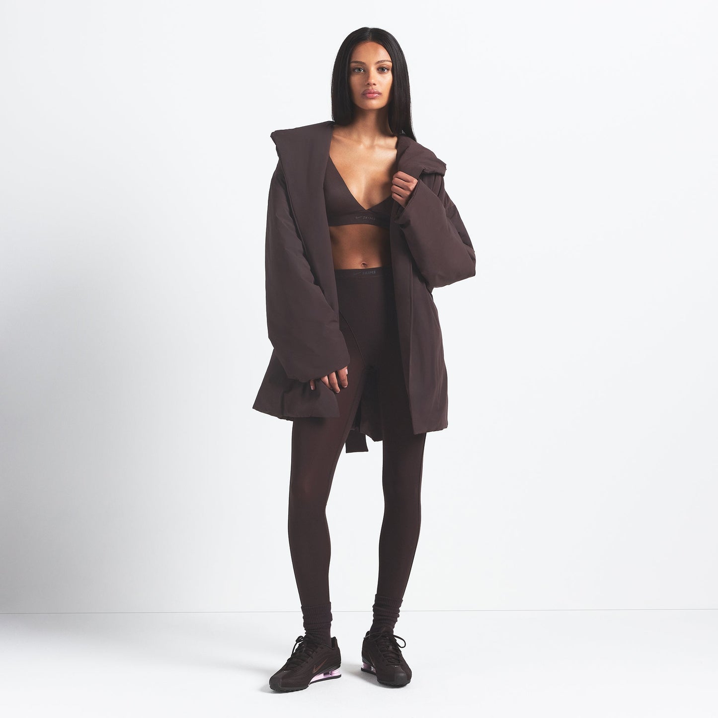 NikeSKIMS WOVEN NYLON WRAP COAT | PHOENIX