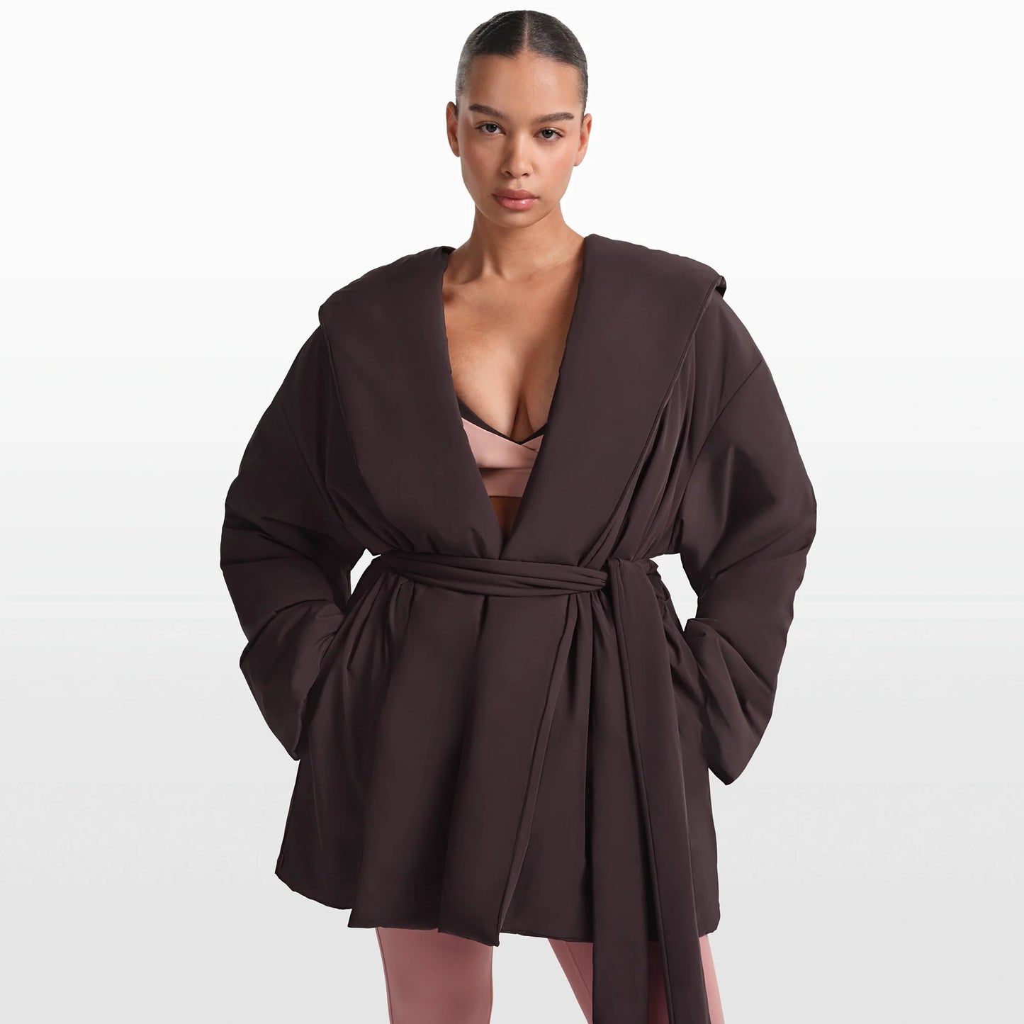 NikeSKIMS WOVEN NYLON WRAP COAT | PHOENIX